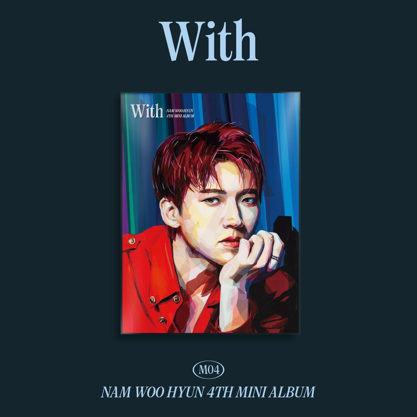 NAM WOOHYUN (INFINITE) 4th Mini Album 'WITH' - Kpop CD Photobook + Poster | Perfect for Kpop Collectors & INFINITE Fans | Great Gift for Birthdays & Special Occasions