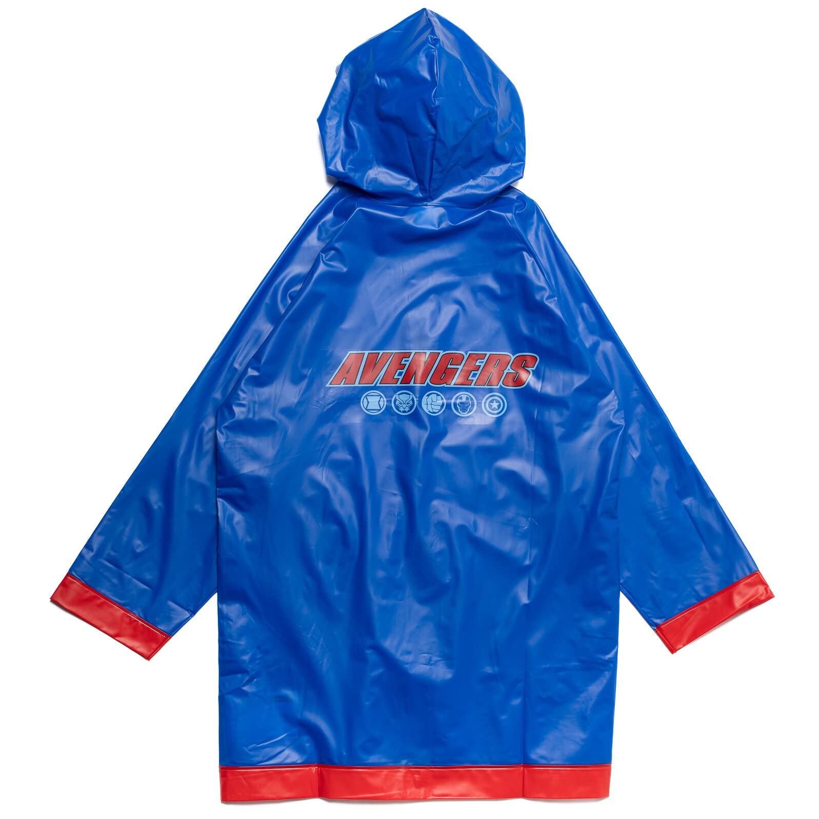Marvel Avengers Spider-Man Iron Man Thor Captain America Waterproof Rain Jacket for Kids - Toddler to Big Kid Sizes - Perfect for Outdoor Play, School & Rainy Day Adventures
