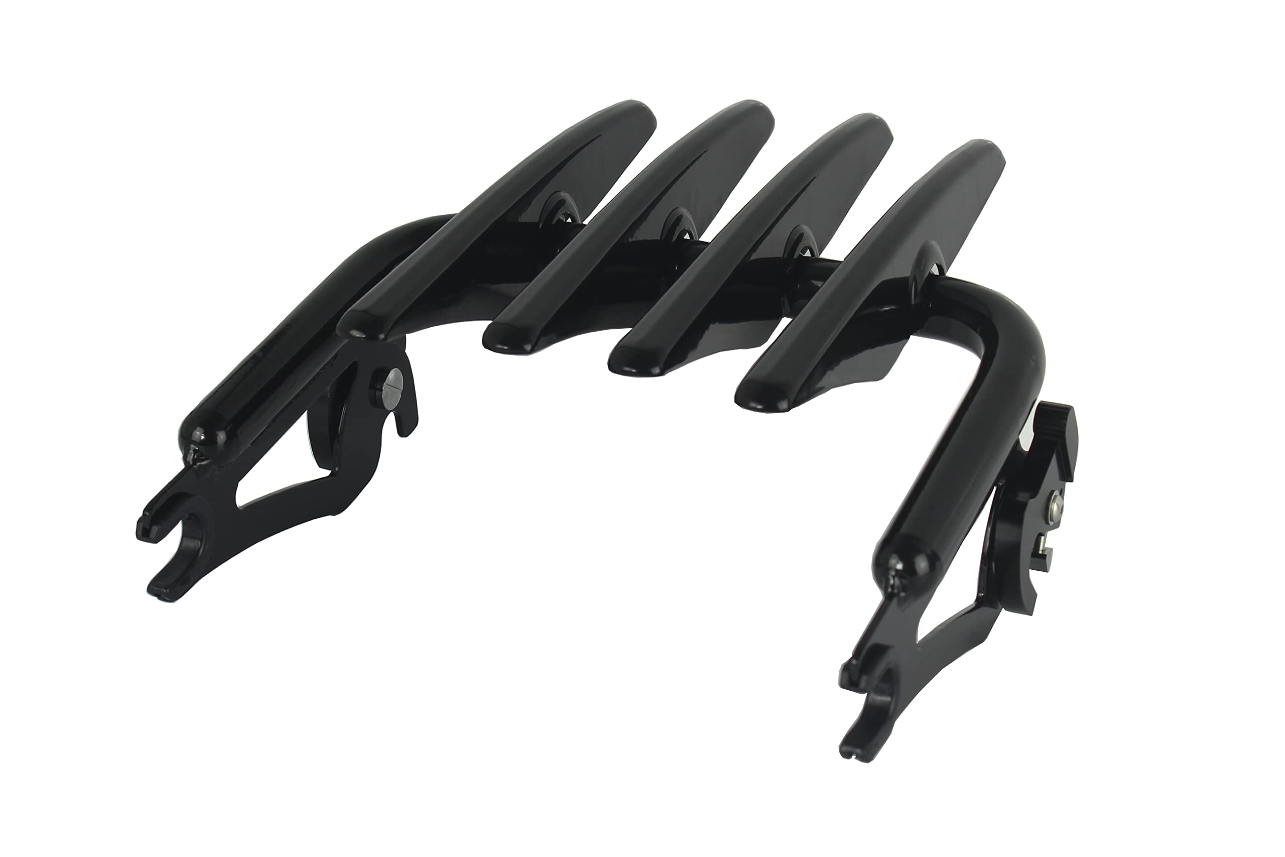 YHMOTO Stealth Detachable Motorcycle Luggage Rack for Harley Touring Models - Street Glide, Road King & Electra Glide (2009-2022) - Black - Perfect for Long Distance Rides & Touring Accessories
