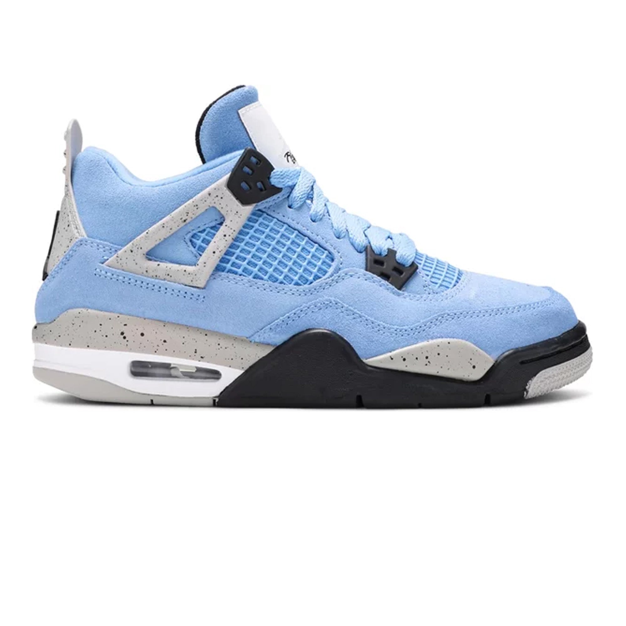 Air Jordan 4 Retro 'University Blue' GS Sneakers (2021 Release) - Men's/Women's Basketball Shoes for Casual Wear & Street Fashion