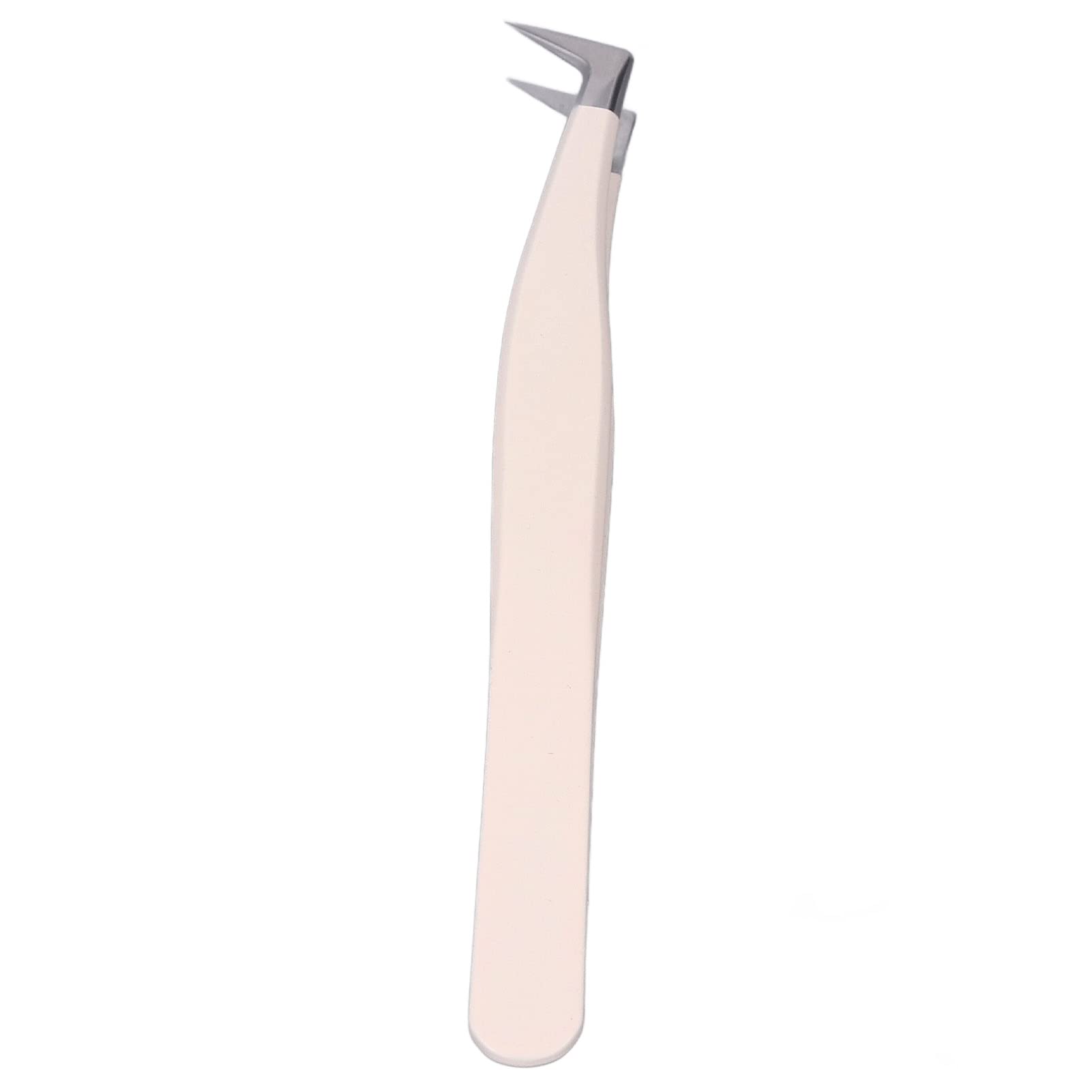 Professional Stainless Steel False Eyelash Extension Tweezers - 7 Shape Curved Tip Precision Lash Applicator Tool for Salon, Home & DIY Makeup Use