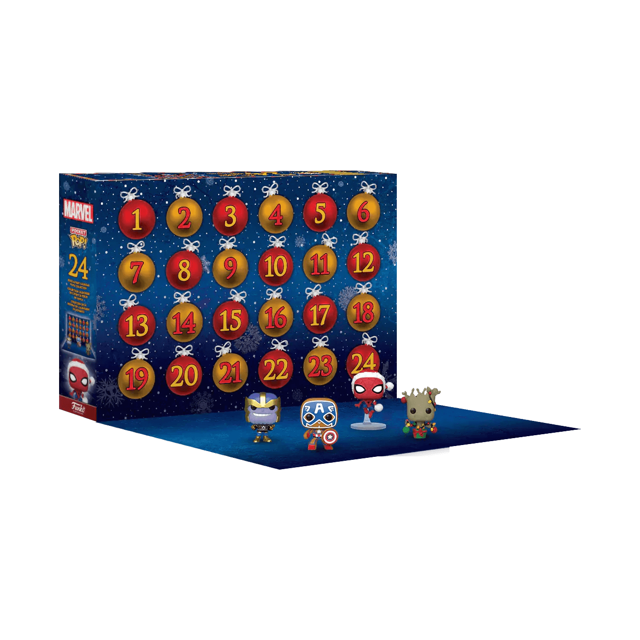 Funko Pop! Marvel Holiday Advent Calendar 2022 - Countdown to Christmas with Superhero Collectibles