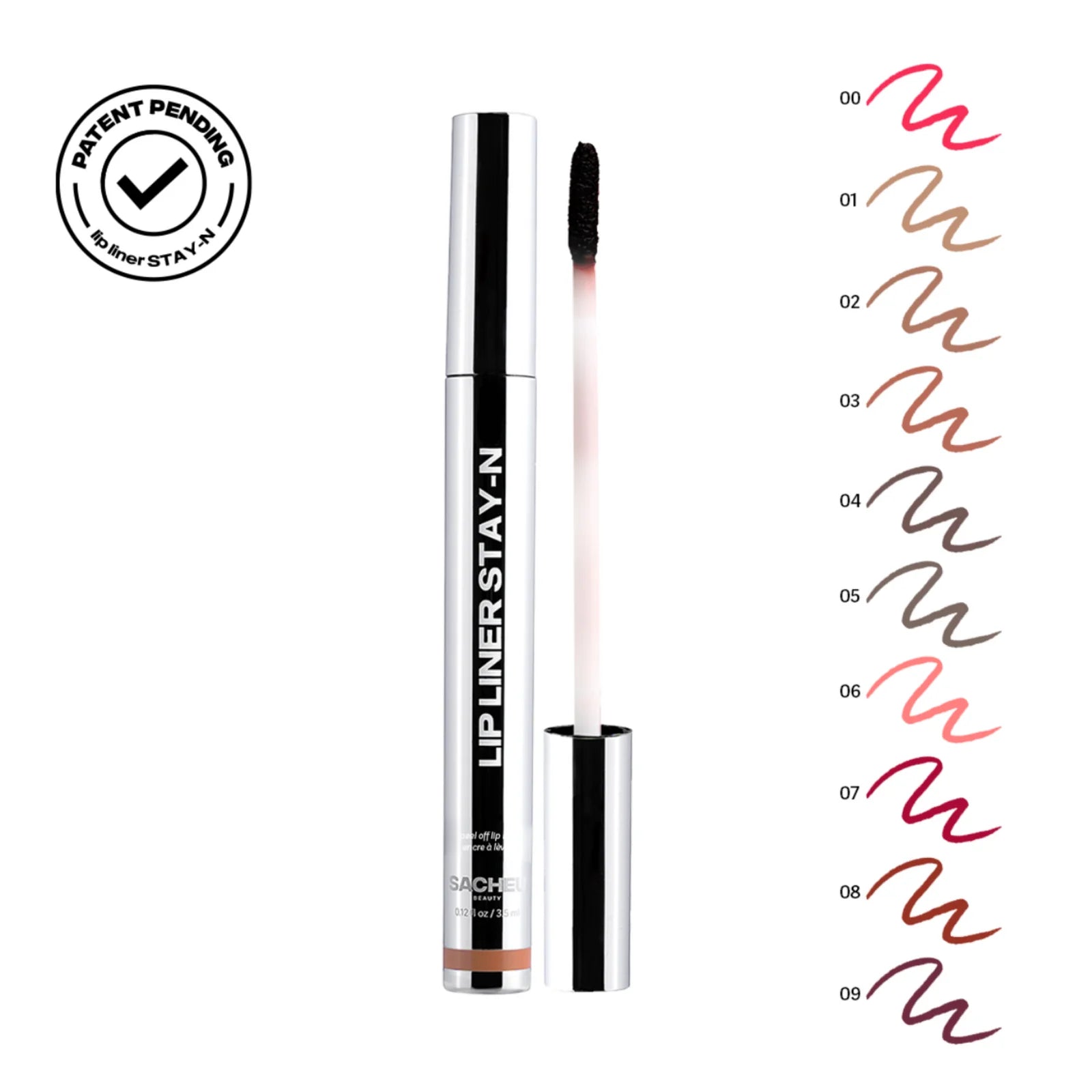 STAY N Peel Off Lip Liner Stain - Long Lasting Waterproof Lip Tint | SACHEU | Perfect for Everyday Wear, Parties & Special Occasions