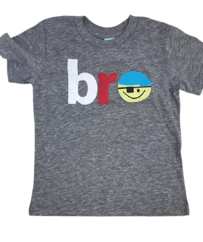 Pirate Brother Shirt for Boys 4T - Pirate Theme Sibling Matching Tee for Kids - Perfect for Pirate Parties, Halloween Costumes & Dress-Up Play