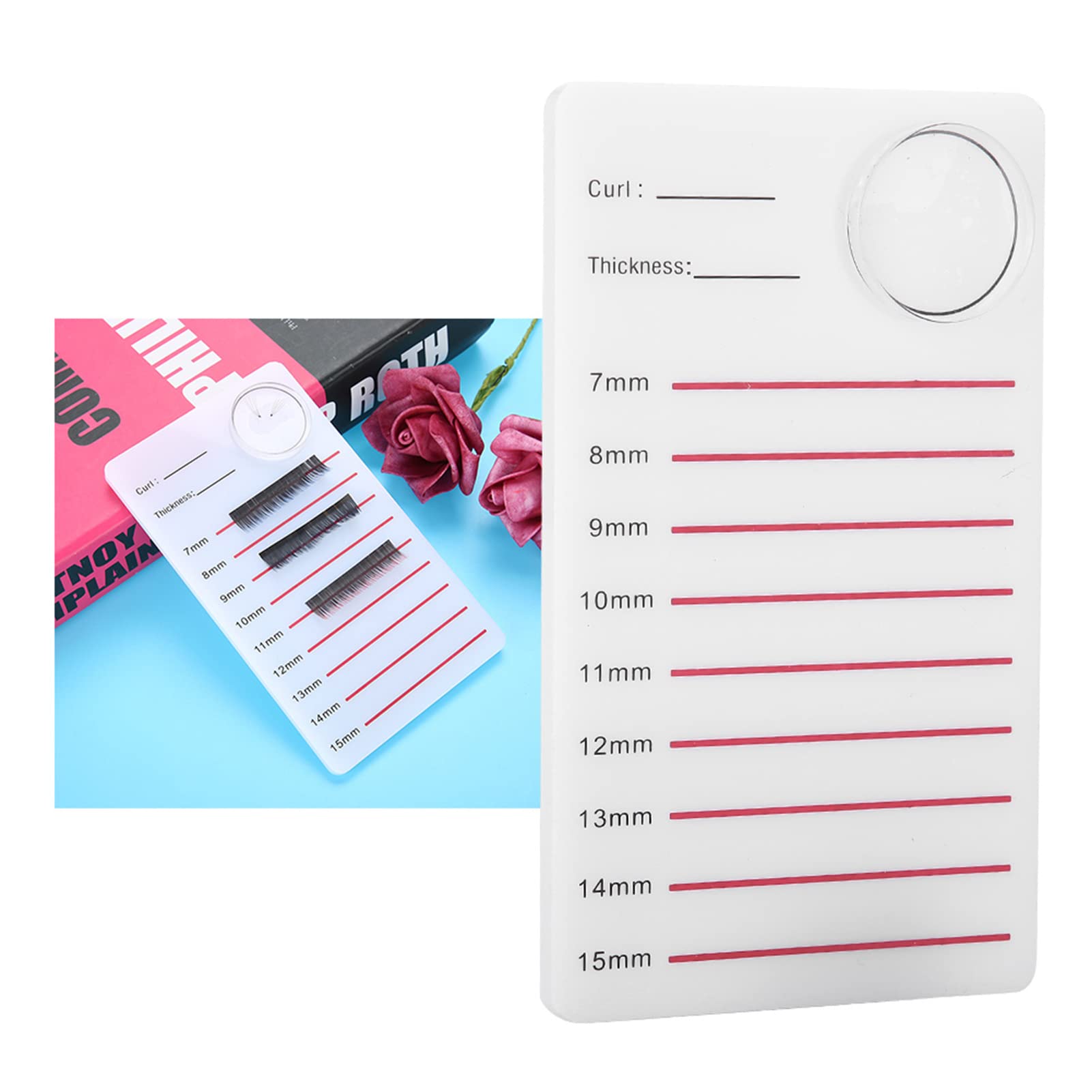 Premium Black Mink Eyelash Extensions - Professional False Lashes for Salon & Home Use - Durable Plastic Lash Tray Holder (Style 01#) - Perfect for Bridal, Party & Special Occasion Makeup