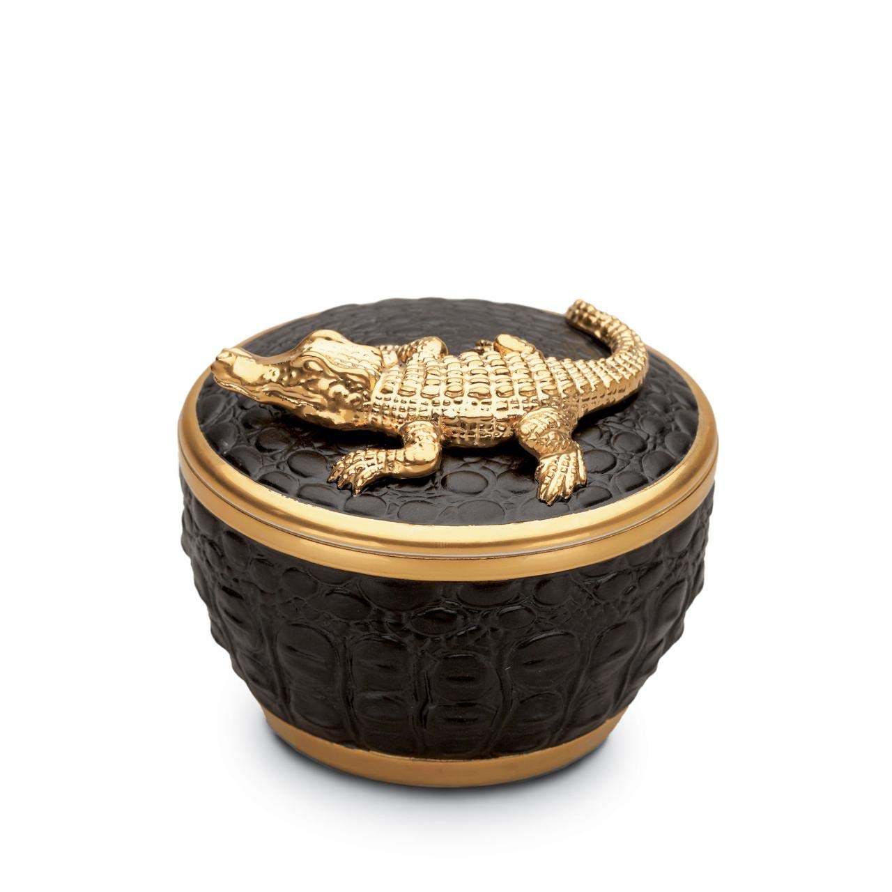 L'Objet Elegant Porcelain Crocodile Candle Holder - Luxury Home Decor for Dining Table, Wedding Centerpiece & Modern Interior Design