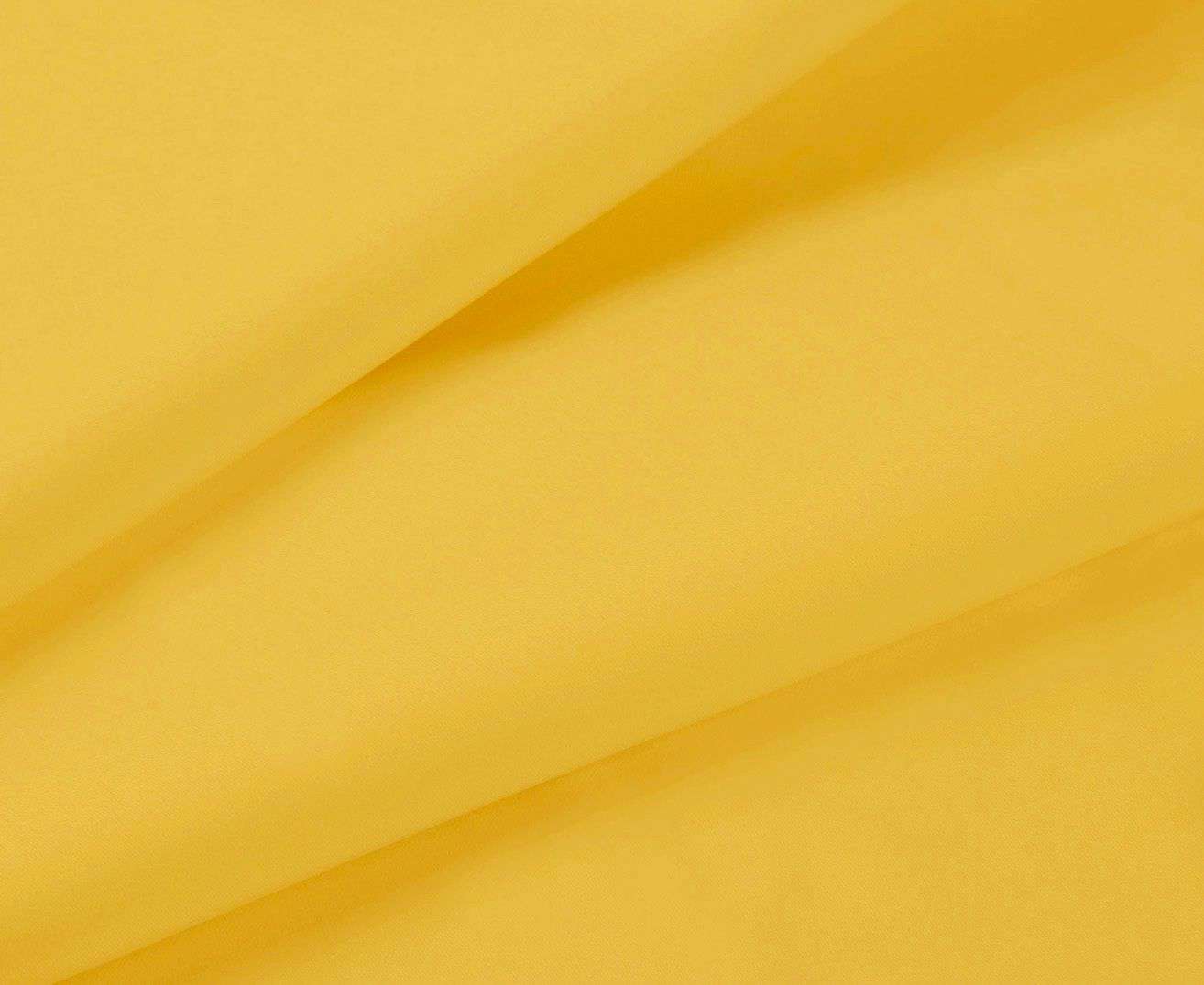 1000TC Ultra Soft Fitted Sheet & 2 Pillowcases Set - Double Size Bed Sheets in Yellow - Luxury Bedding for Master Bedroom & Guest Room