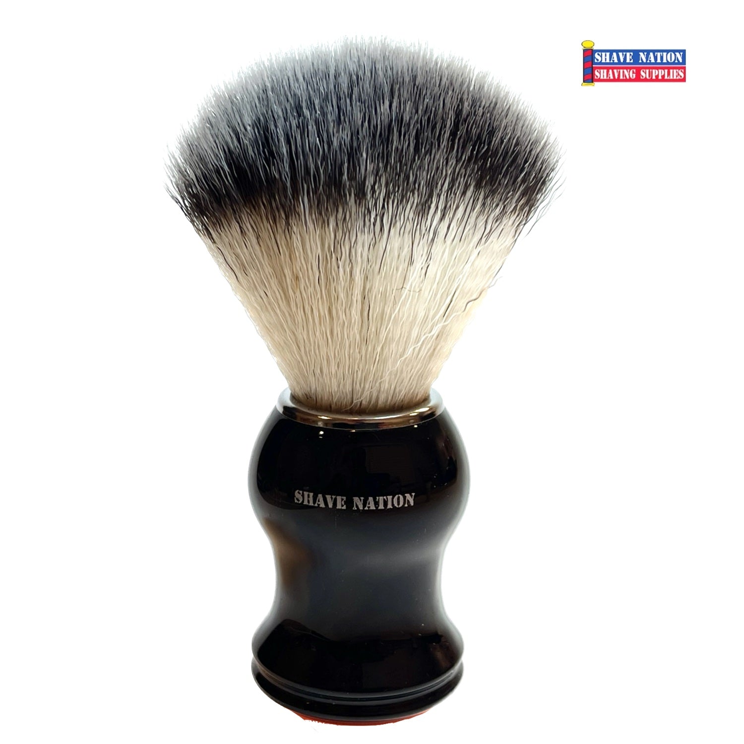 Premium Synthetic Shaving Brush for Men - Soft & Durable Facial Hair Grooming Tool - Ideal for Wet Shaving, Beard Care & Luxury Skincare Routine