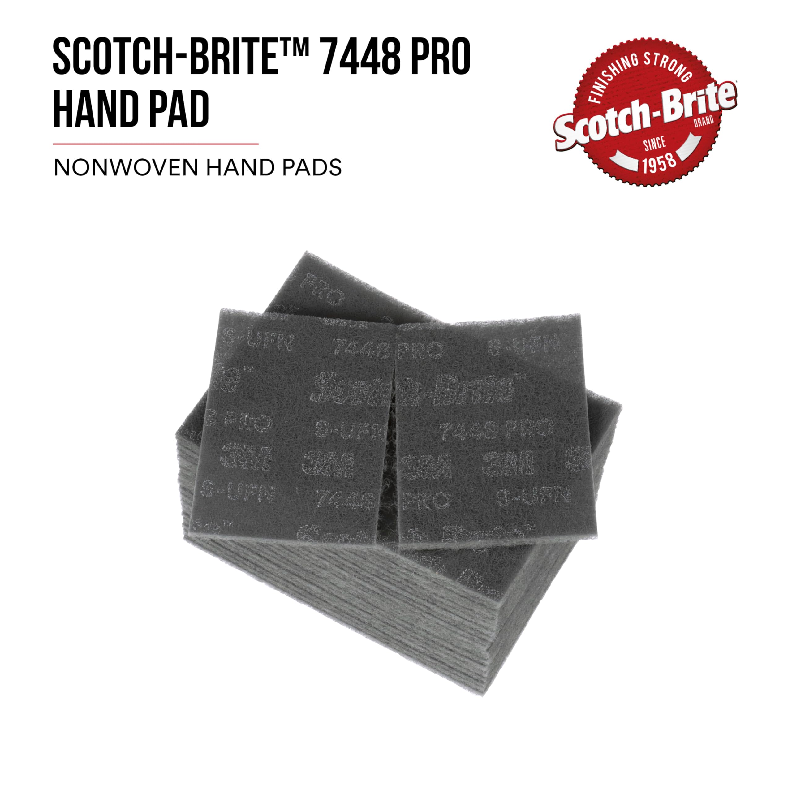3M Scotch-Brite 7448 PRO Hand Sanding Pad - 6