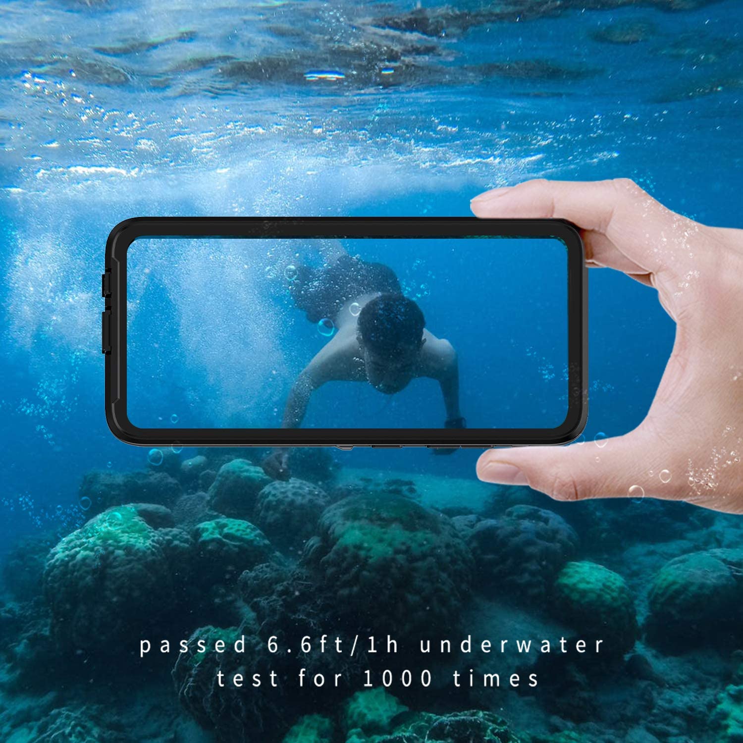 Samsung Galaxy A51 Waterproof Case - IP68 Certified Dustproof & Shockproof Phone Cover for Swimming, Snorkeling, and Outdoor Adventures