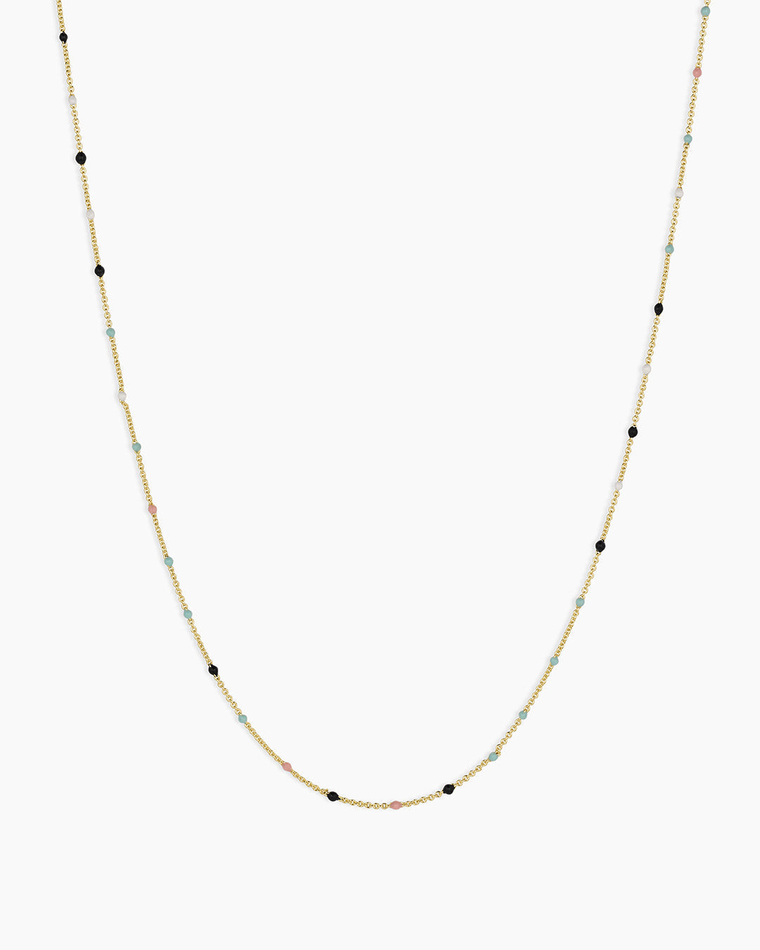 Elegant Capri Necklace for Women - Dainty Gold Layered Chain Pendant Jewelry - Perfect for Beach Vacations, Date Nights & Gift Giving