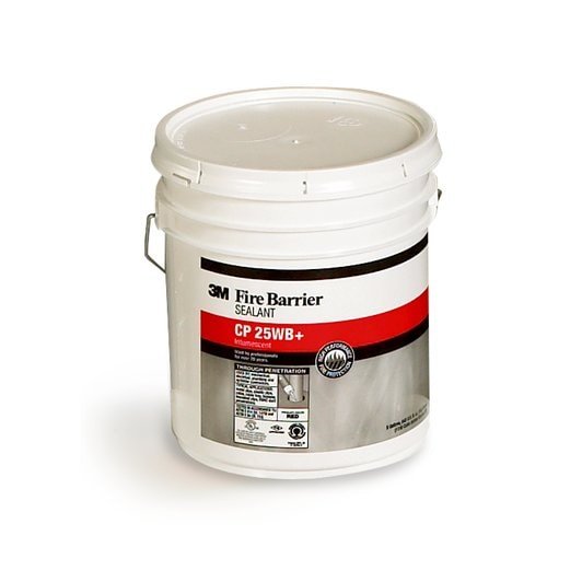 3M Fire Barrier Sealant CP 25WB+ - High Temperature Fireproof Sealant for Gaps and Joints - Ideal for HVAC, Electrical and Plumbing Penetrations in Commercial Buildings