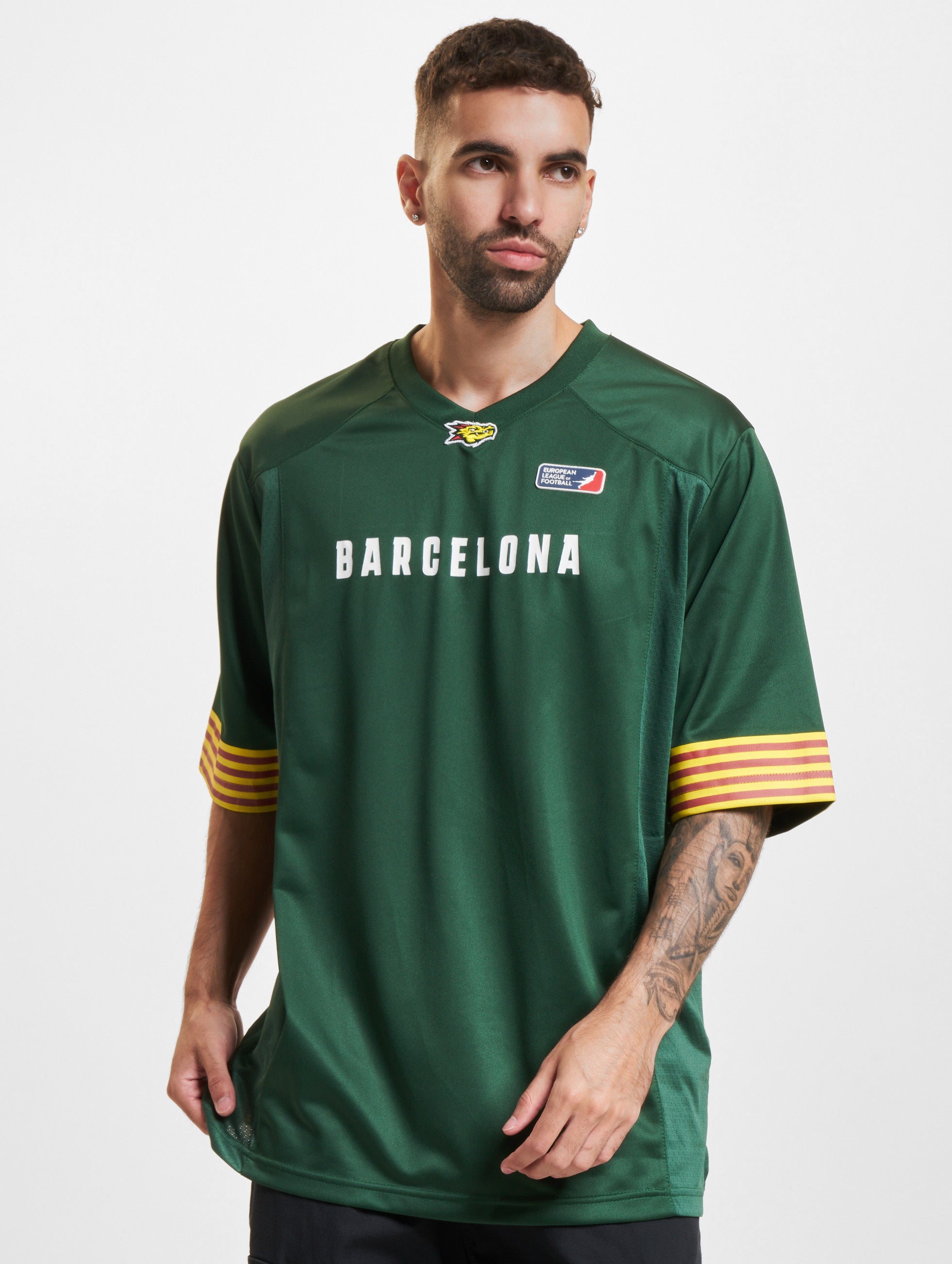 Barcelona Dragons Authentic NFL Game Jersey - Official Licensed Football Jersey for Men - Perfect for Game Day, Tailgating & Fan Gear