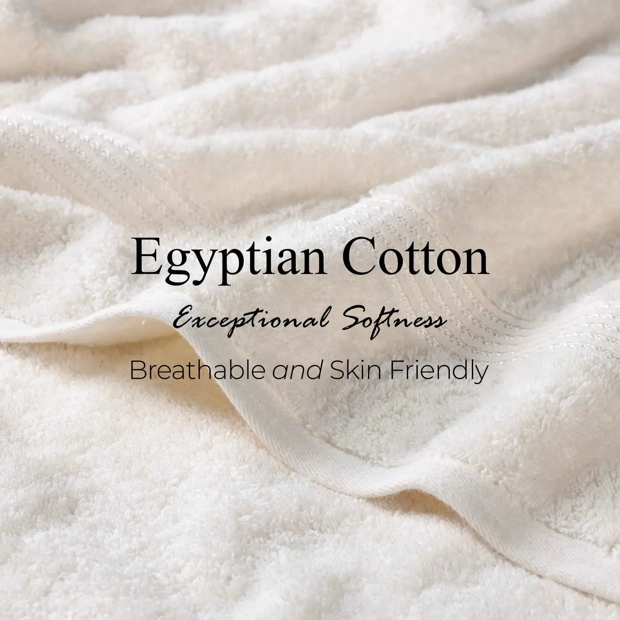 Premium Egyptian Cotton Bath Towels Set of 4 - Ultra Soft & Highly Absorbent Luxury Towels for Spa, Hotel & Home Use