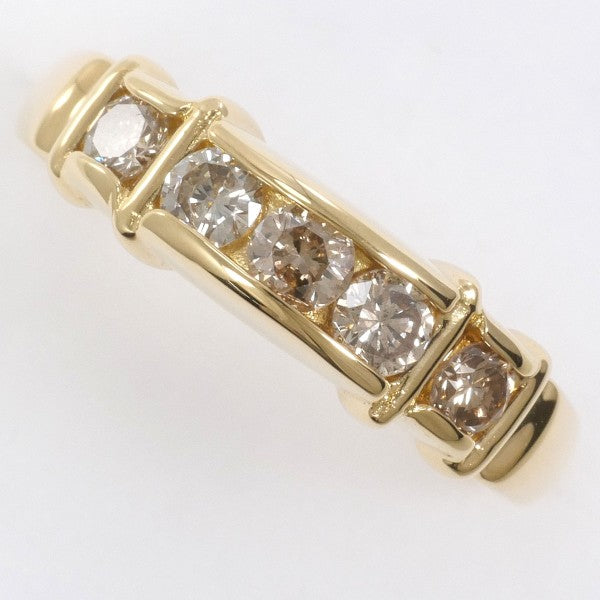 18K Yellow Gold Diamond Ring for Women - Elegant Solitaire Engagement & Wedding Band - Perfect Gift for Anniversaries, Valentine's Day & Proposals