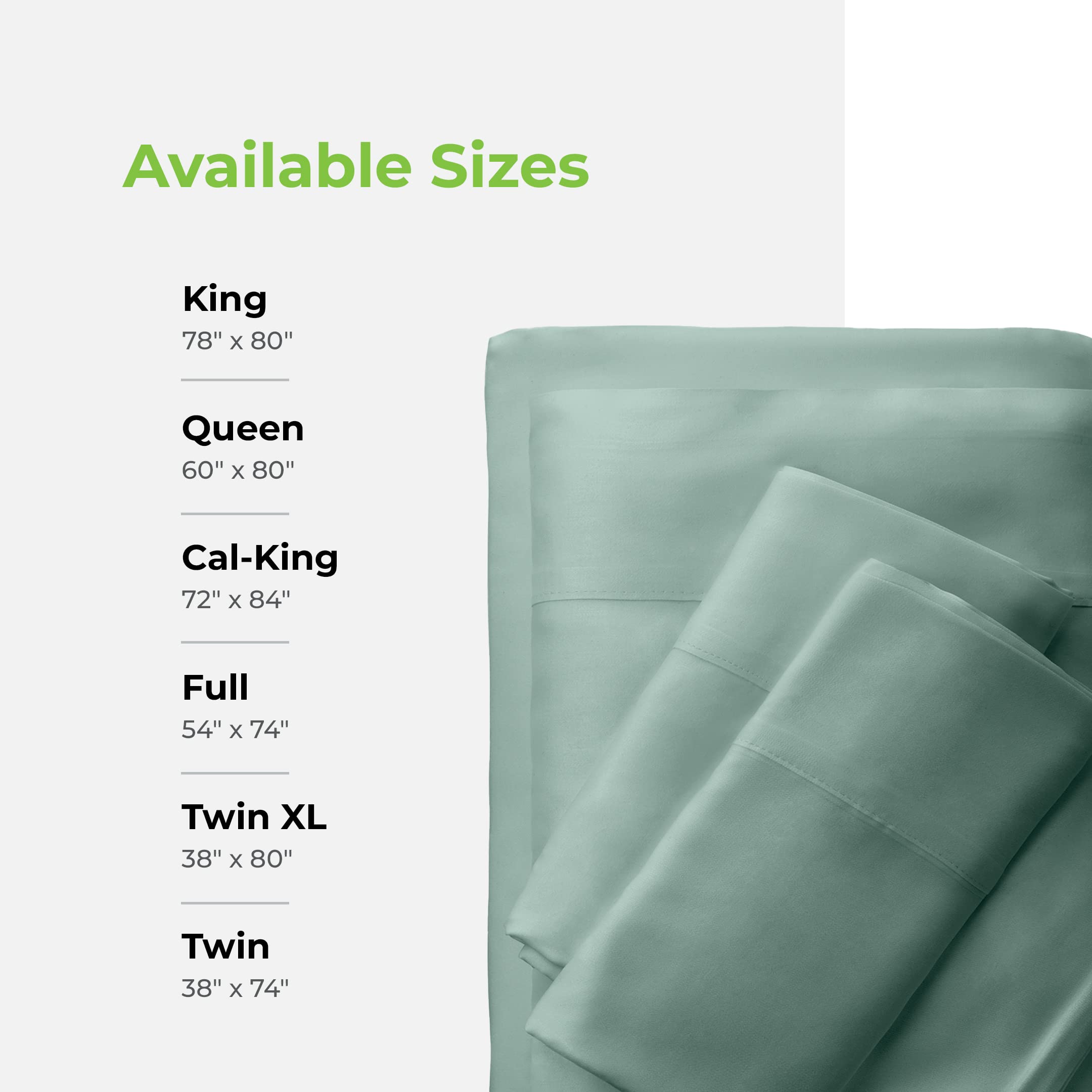 Cariloha Classic 4-Piece Twill Sheet Set - Tahitian Breeze - Twin Extra Long - Viscose Bamboo Material - Hypoallergenic & Ultra Soft - Cooling Bed Sheets for Hot Sleepers - Deep Pocket Corner Bands - Perfect for Summer Nights & Guest Rooms