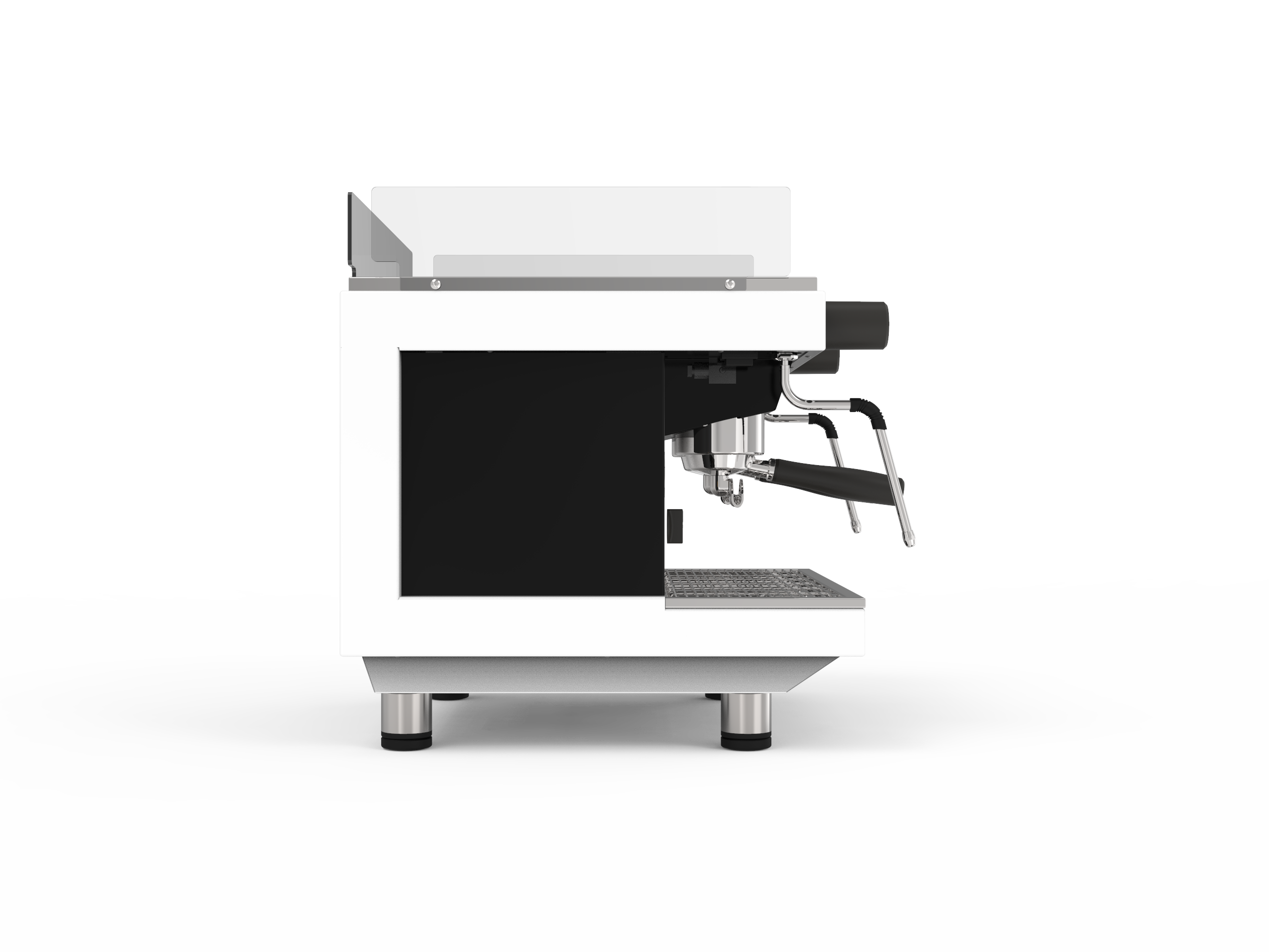 Sanremo ZOE Competition 2 Group Commercial Espresso Machine - White/Black - Professional Coffee Shop & Cafe Equipment for Baristas