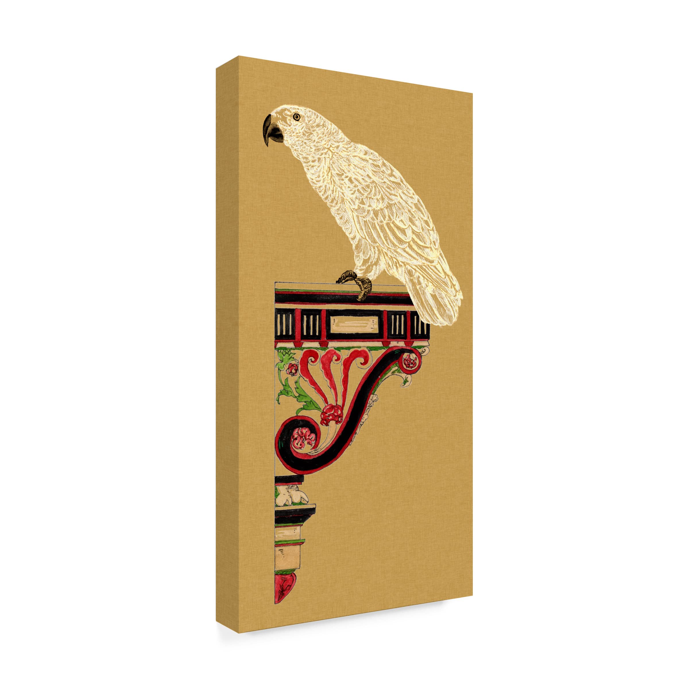 Trademark Fine Art 'Bird Impression IV' Canvas Wall Art by Melissa Wang - Stunning Home & Office Décor for Living Room, Bedroom, or Gallery Display