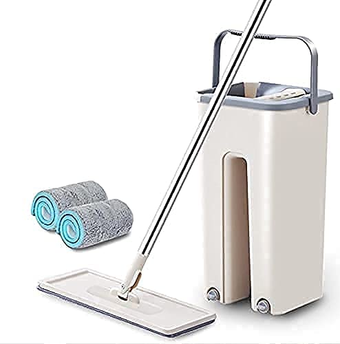 Sknd Enterprise Premium Cleaning Mops - Heavy Duty Floor Mop with Bucket Set for Home, Office & Commercial Use | Perfect for Hardwood, Tile & Laminate Floors