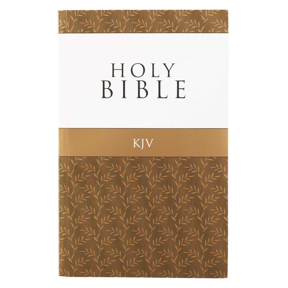 KJV Holy Bible - Softcover King James Version with Antique Gold Olive Branch Design | Perfect for Church Outreach, Bible Study & Gifts | KJV Outreach Editions