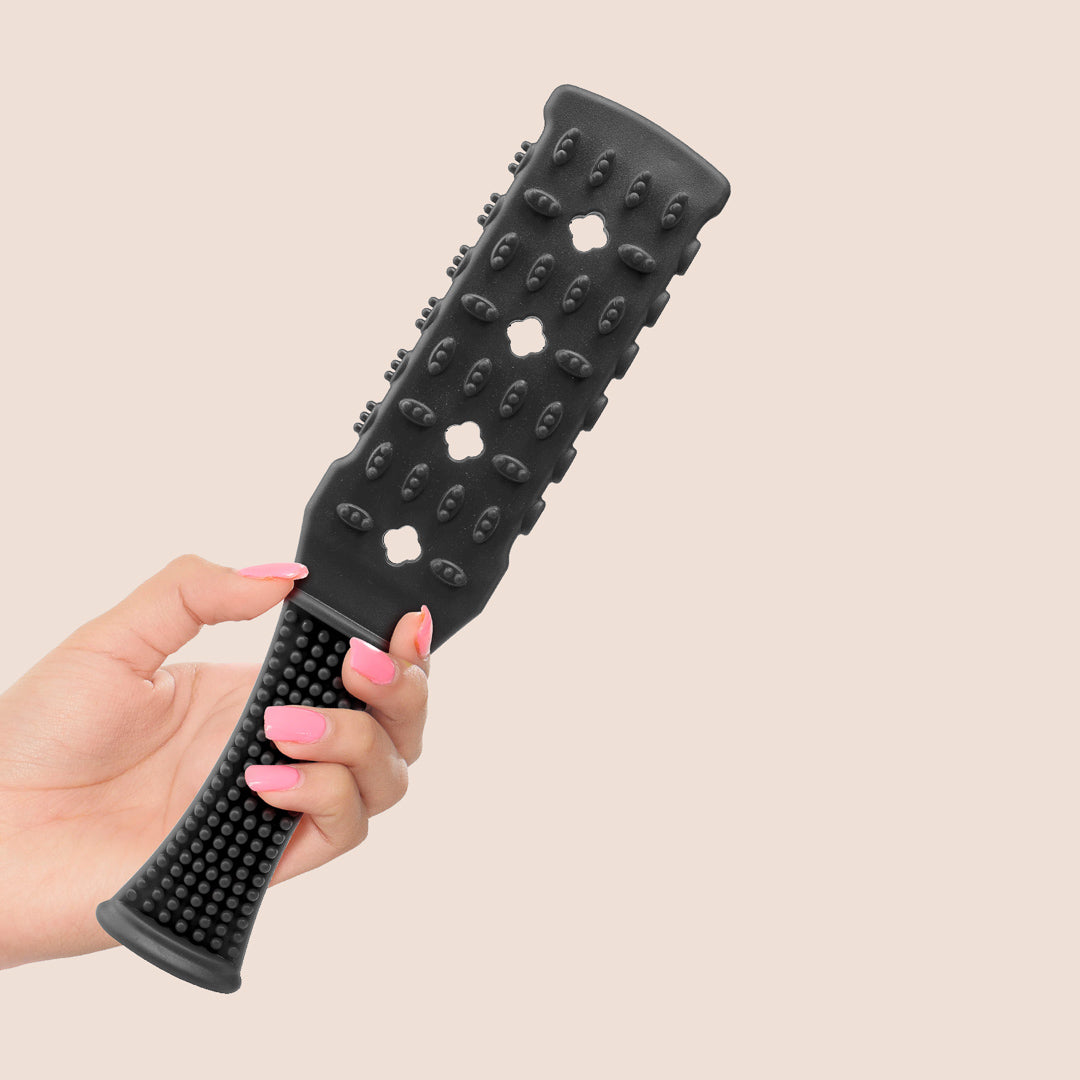 Fetish Fantasy Series Flexible Rubber Spanking Paddle - BDSM Toy for Sensual Play, Adult Bondage & Disciplinary Use