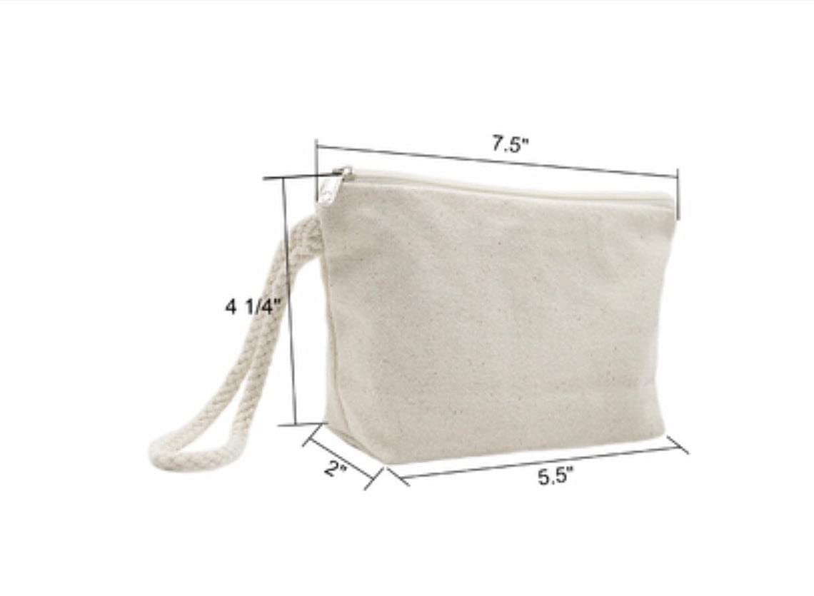 Vampire Tampon & Tea Bag - Gothic Cosmetic Pouch for Period Essentials