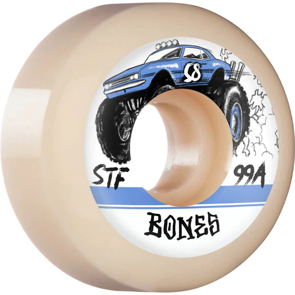 **Bones STF Big Rigs V5 Sidecut Wheels 58mm 99A Skateboard Wheels – High-Performance for Street Skating and Park Riding**