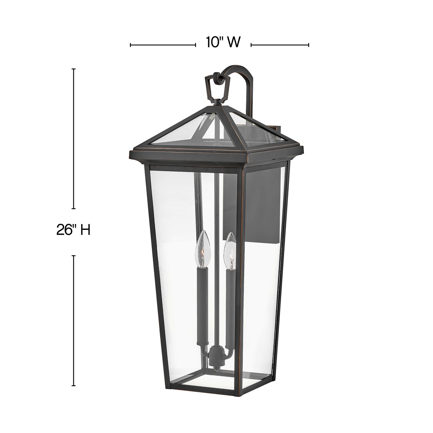 Alford Place Modern LED Wall Sconce Light Fixture - Oil Rubbed Bronze Finish - Energy Efficient Lighting for Bedroom, Hallway & Living Room Decor