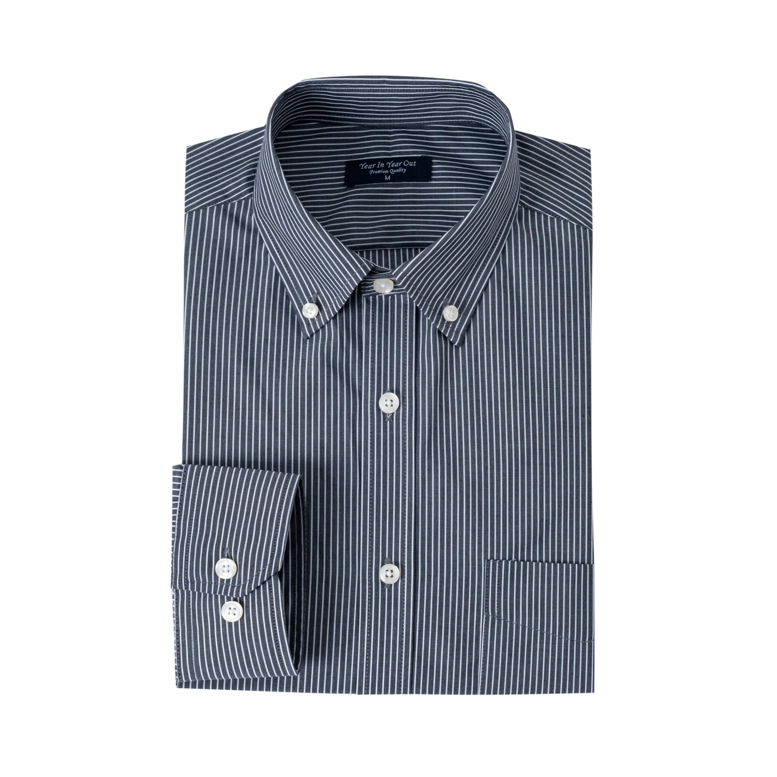 Year In Year Out Men's Water & Stain Resistant Dress Shirts - Button Down Long Sleeve Formal Shirts (Big & Tall Sizes) for Office, Business Meetings & Special Occasions
