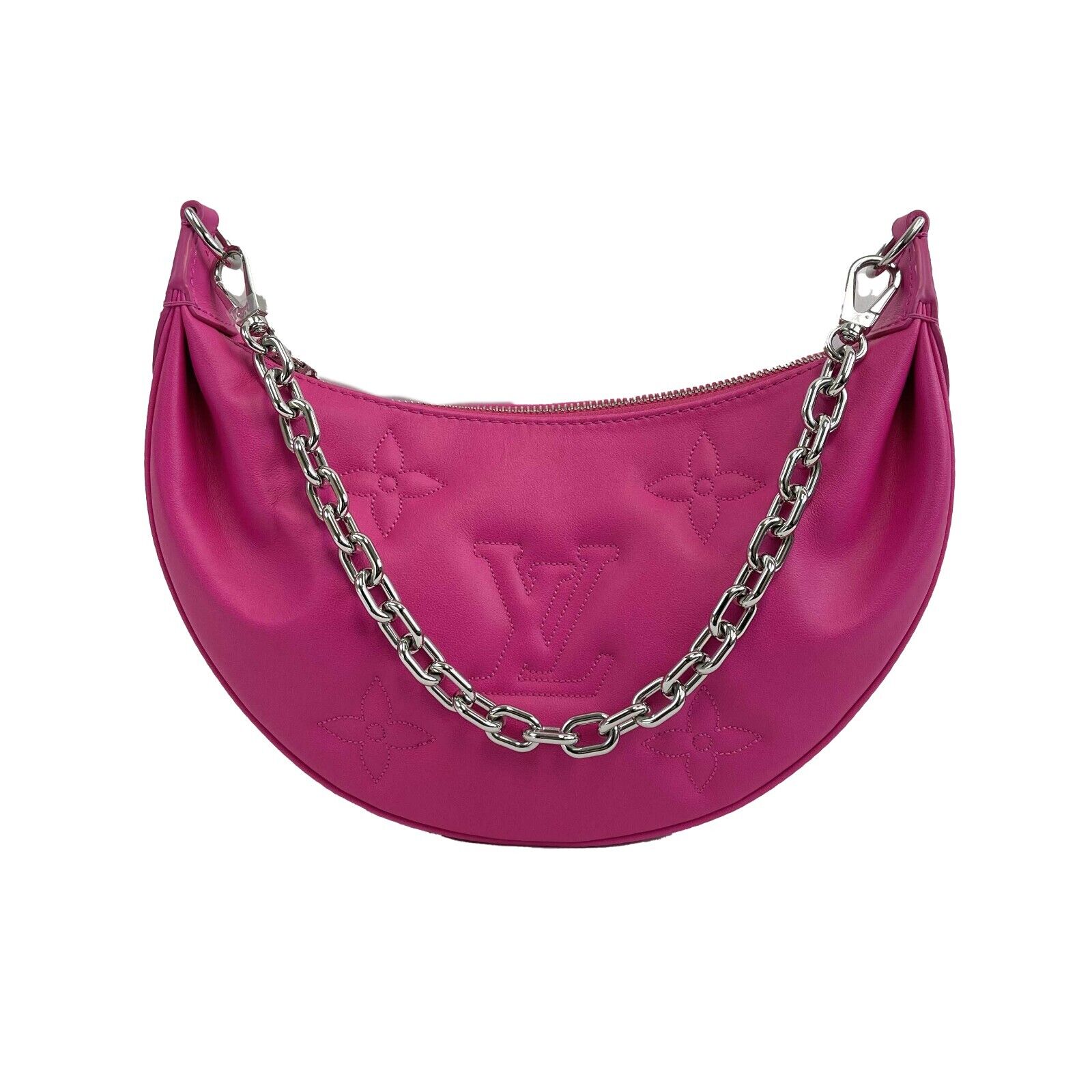 Louis Vuitton Over The Moon Monogram Rose Miami Pink Shoulder Bag with Chain Strap - Perfect for Date Night, Parties & Evening Events