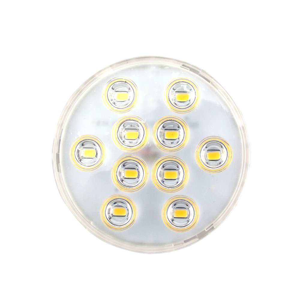 Bonlux Gx53 LED Bulb 5W, Warm White 3000K Gx53 LED Light Bulbs for Under Cabinet Lighting, Ceiling Lights, Showcase & Shop Display - Energy Efficient Puck Lights (4 Pack) - Perfect for Kitchen, Retail Stores & Home Decor