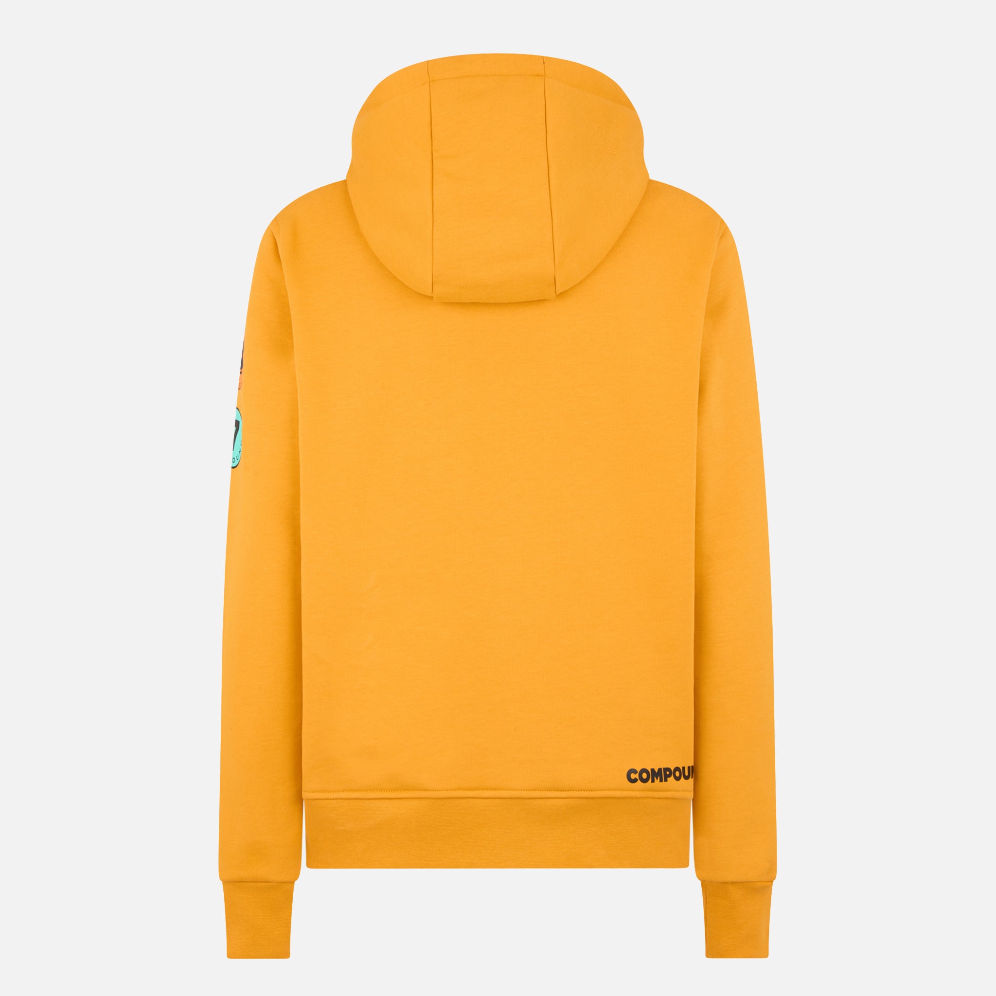 COMPOUND X SAVE THE DUCK DUCK HOODIE - Yellow & Black | Waterproof Winter Jacket for Outdoor Activities & Urban Style
