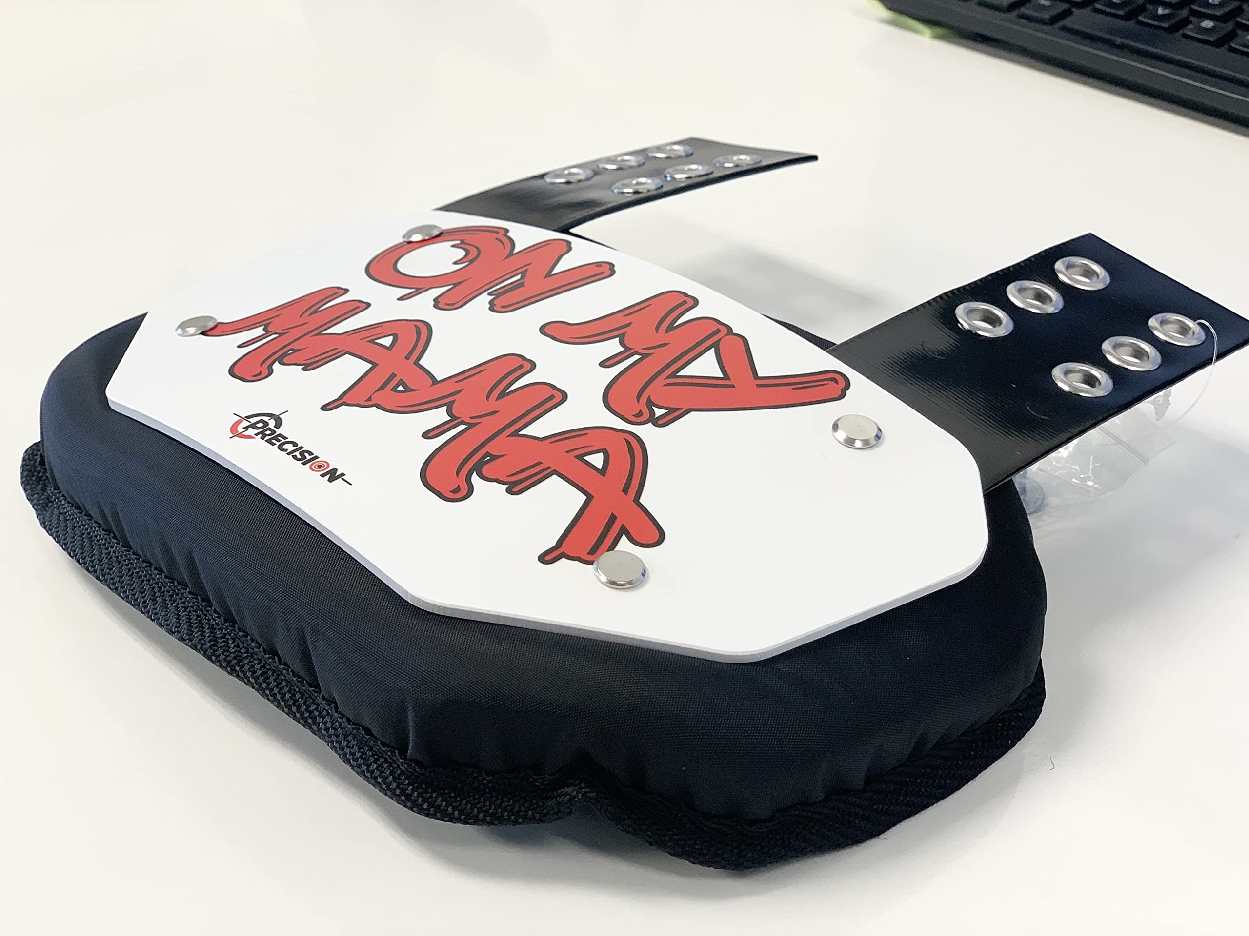 Precision Back Plate - Football Rear Protector Lower Back Pads for Enhanced Safety - On My Mama Series - Perfect for Training, Games & Contact Sports Protection
