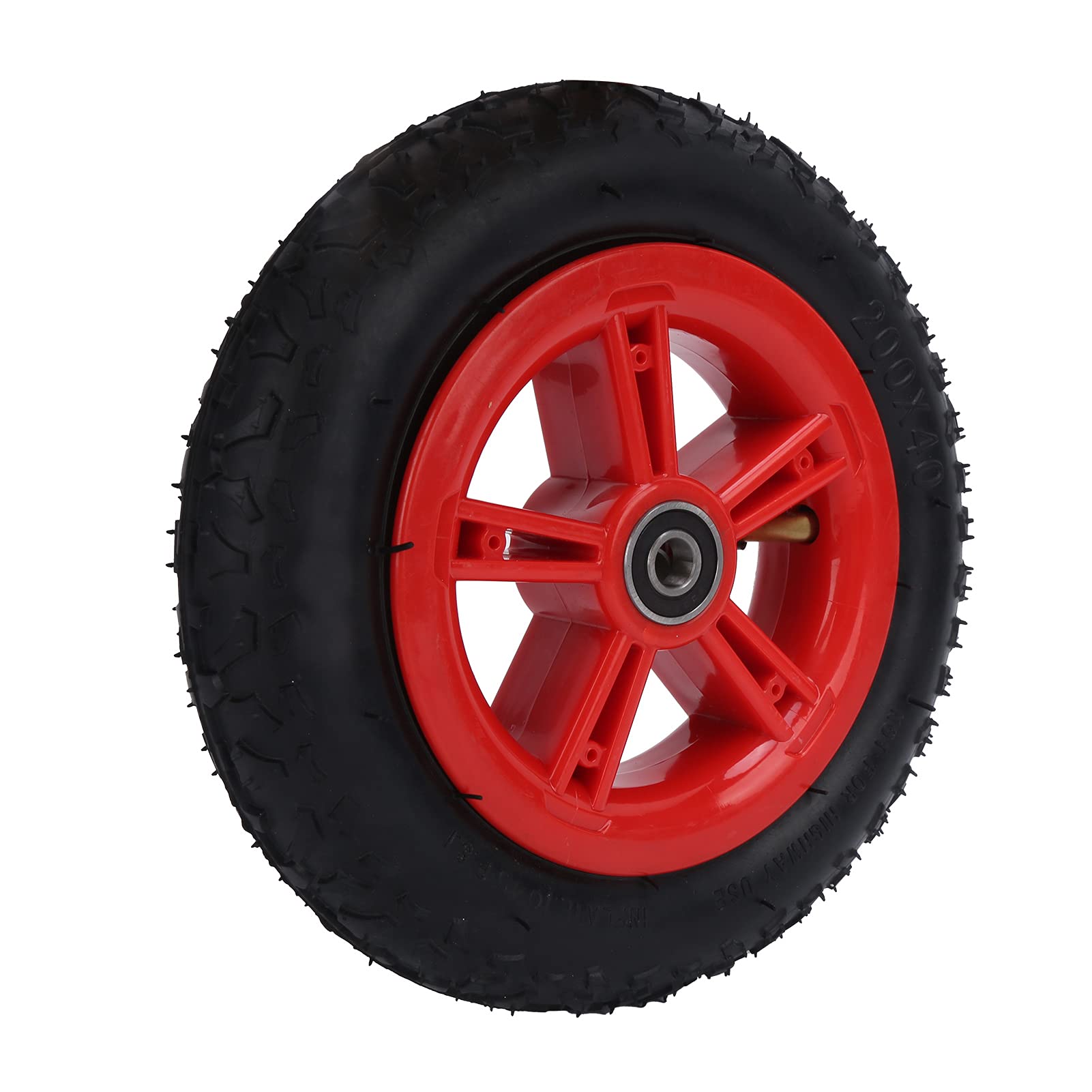 VGEBY 8 Inch Electric Scooter Tires - 200X40 Rubber Inner & Outer Tube with Red Hub - Replacement Tires for Electric Scooters & E-Bikes - Perfect for Commuting, Urban Travel & Last-Mile Delivery