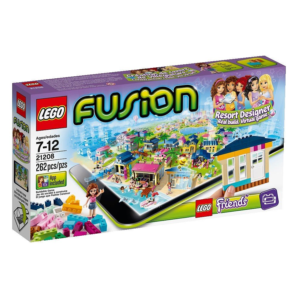 LEGO Fusion Set 21208 LEGO Friends Resort Designer Building Kit - Creative Construction Toy for Kids Ages 7-12 - Perfect for Birthday Gifts & Indoor Playtime Activities
