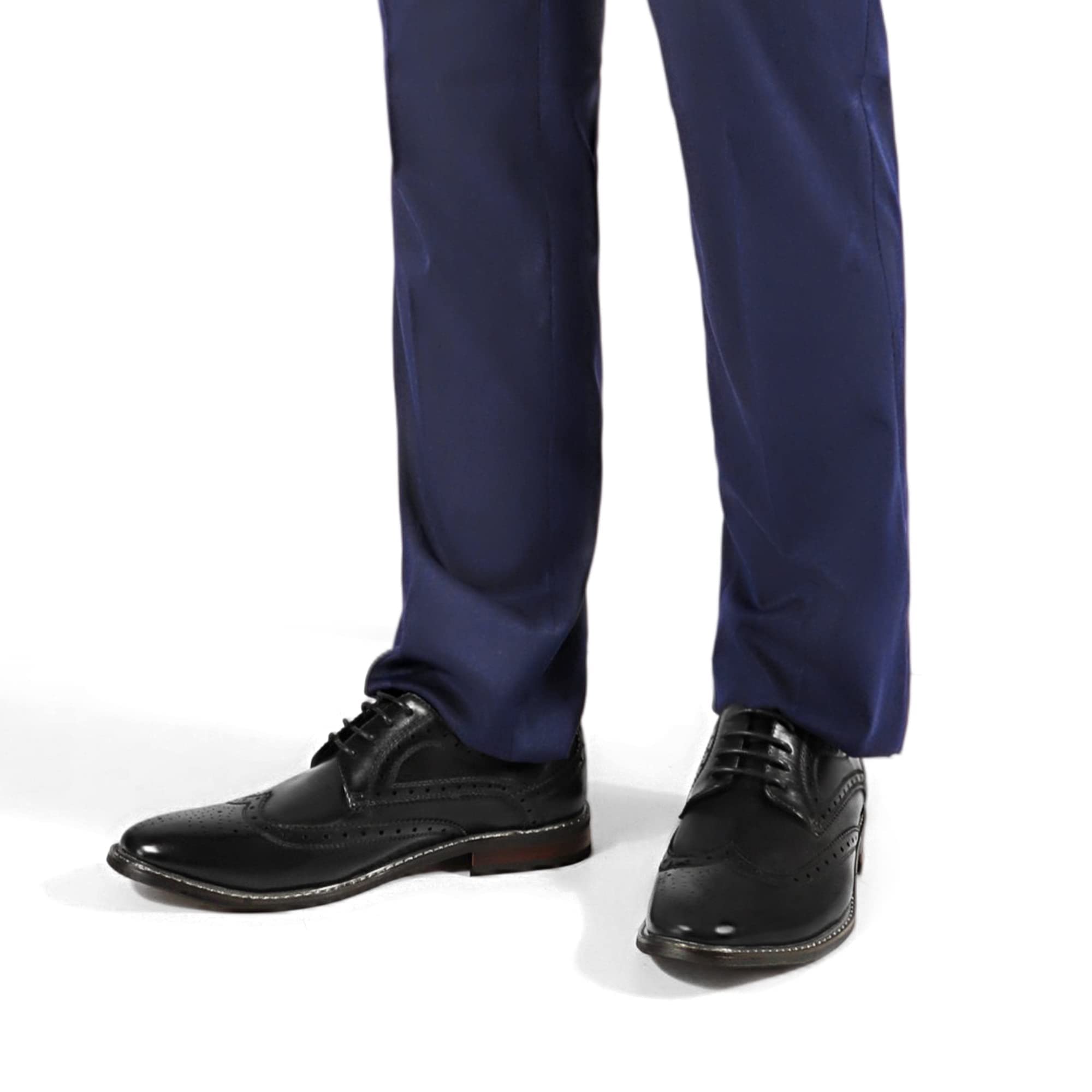 Premium Mofri Men's Dress Shoes | Formal Cap Toe Oxford Business Shoes | Comfortable & Stylish | Perfect for Weddings, Office & Special Occasions