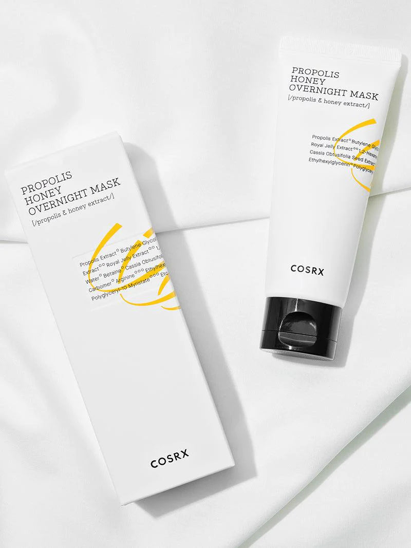 COSRX Propolis Honey Overnight Mask 60ml - Hydrating & Nourishing Face Mask for Dry Skin | Perfect for Nighttime Skincare Routine & Glowing Skin