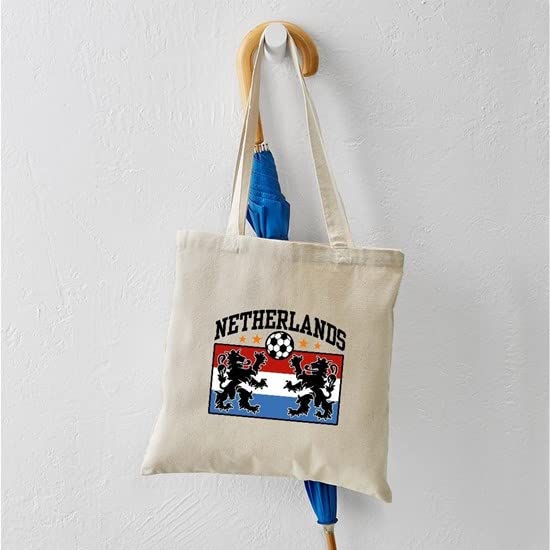 Netherlands Soccer Tote Bag - Eco-Friendly Reusable Canvas Shopping Bag for Groceries, Beach & Fan Gear | CafePress
