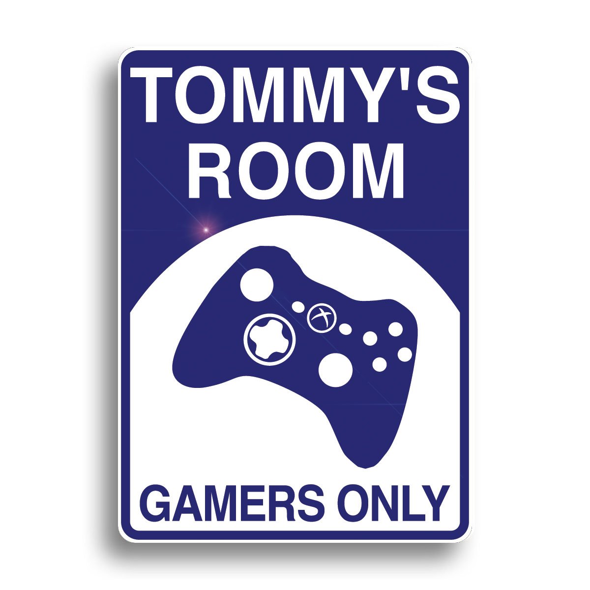 Personalized Video Game Sign - Custom Solid Aluminum Plaque - Fast Shipping - Perfect for Gamer Gifts & Man Cave Decor