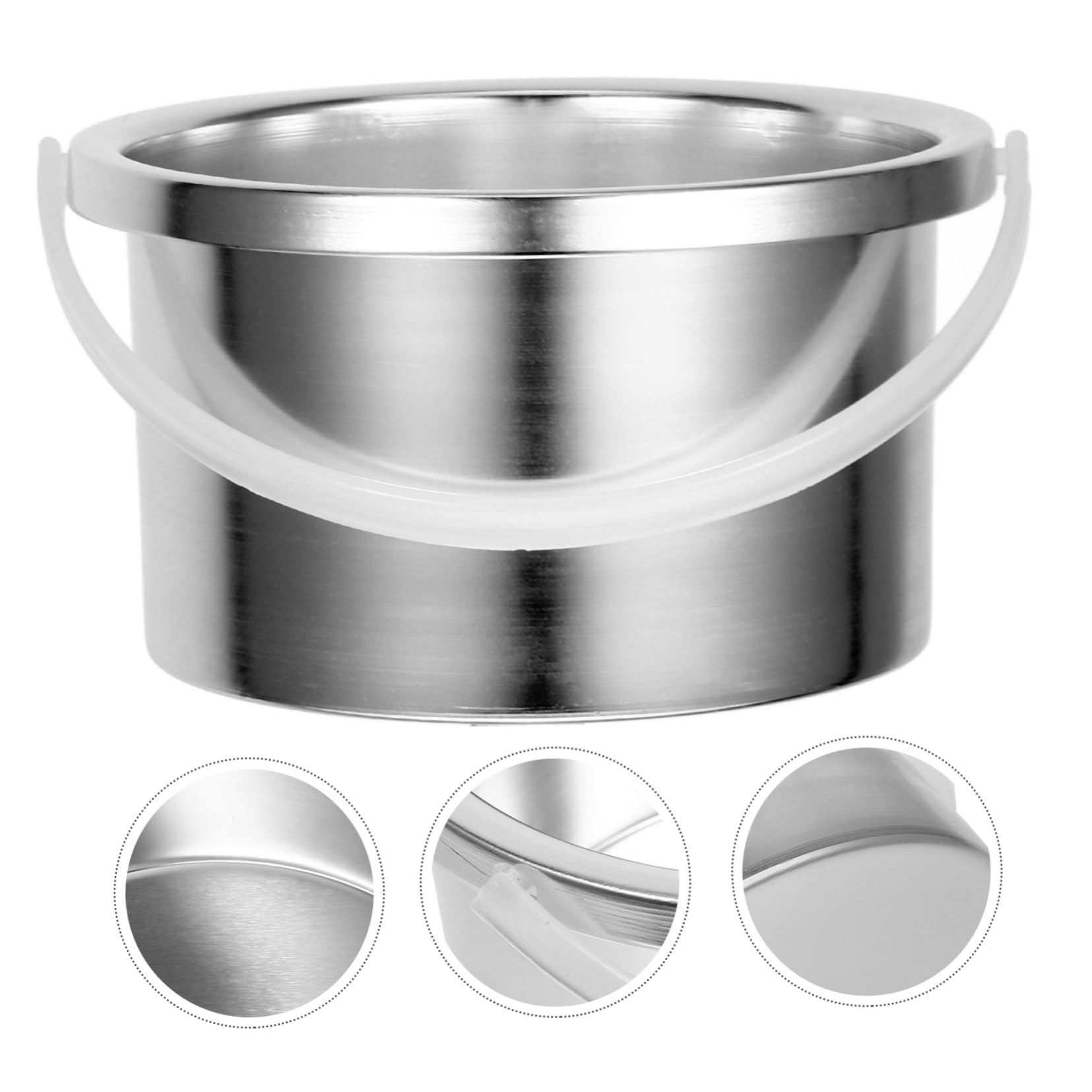 NOLITOY Aluminum Alloy Wax Warmer Inner Pot Replacement - Wax Melting Bowl for Hair Removal, Wax Therapy Machine Accessory - Perfect for Salon, Spa & At-Home Waxing Treatments