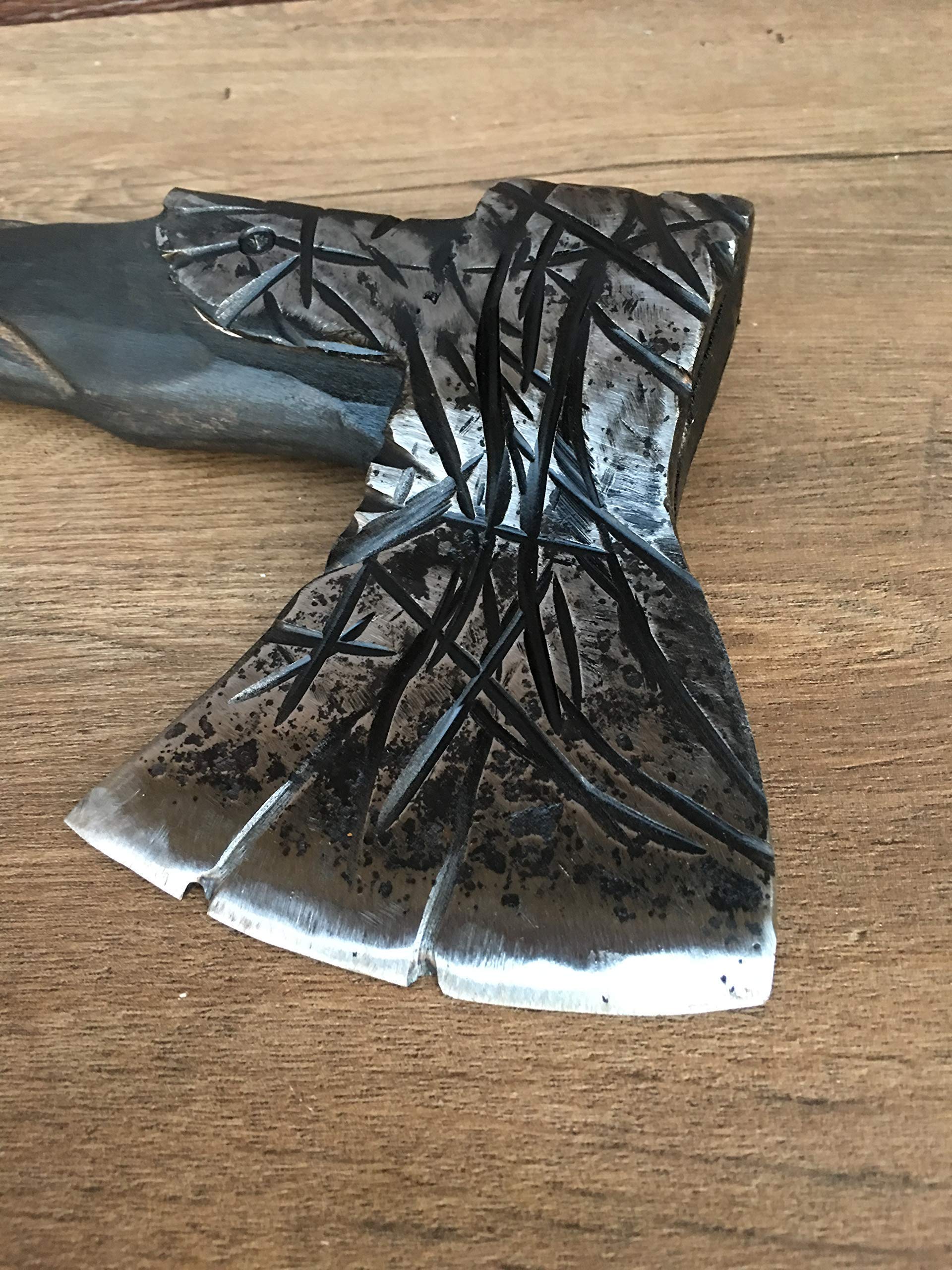 6th Anniversary Gift Hatchet - Iron & Steel Anniversary Gift for Men - 11th Year Wedding Present - Christmas Gift Idea - Handcrafted Axe for Outdoor Camping & Survival Gear