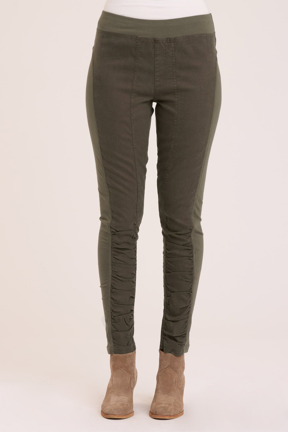 High Waisted Twill Alexa Leggings for Women - Comfortable & Stretchy Workout Pants for Yoga, Running & Gym