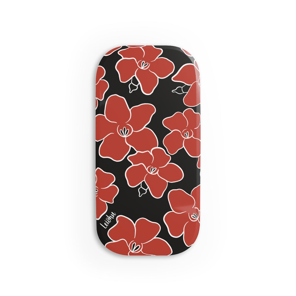 Vintage Puakenikeni Flower Retro Phone Grip - Non-Slip Phone Holder for iPhone, Samsung & Smartphones - Perfect for Selfies, Gaming & Daily Use