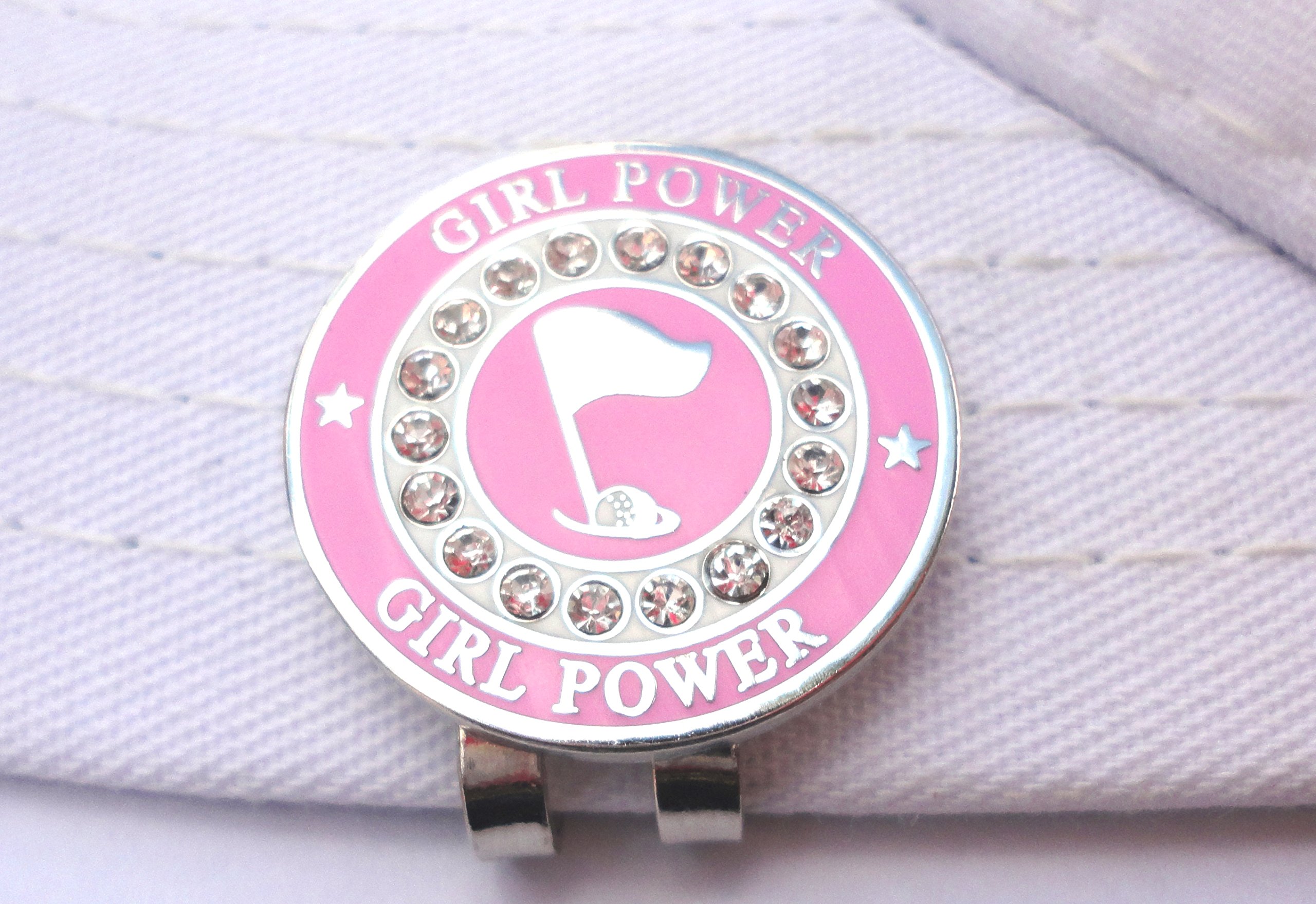 Crystal Golf Ball Marker & Magnetic Hat Clip for Women - Perfect for Golf Accessories & Gifts
