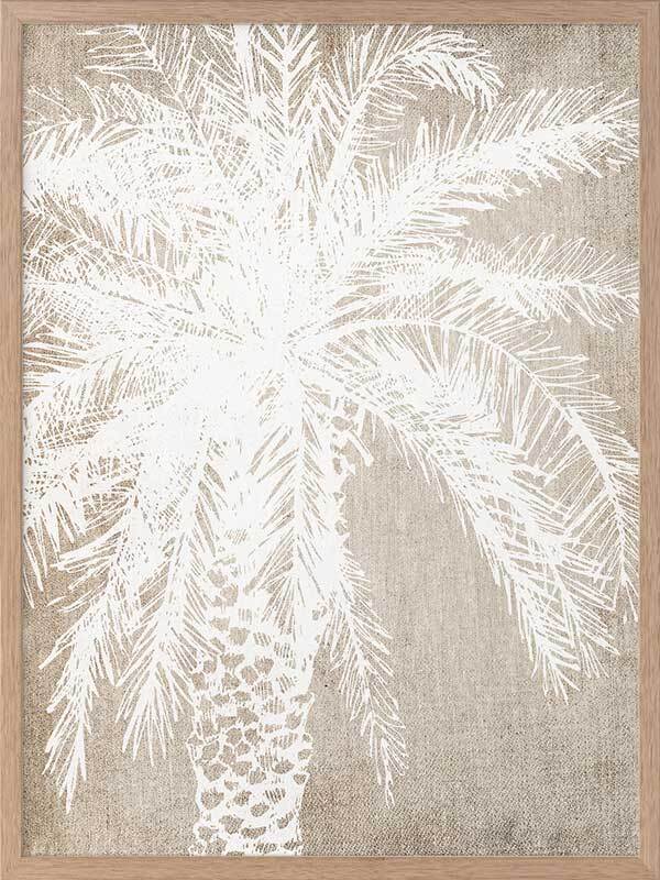 Canary Island Framed Art Print - Tropical Beach Wall Decor for Living Room, Bedroom & Office