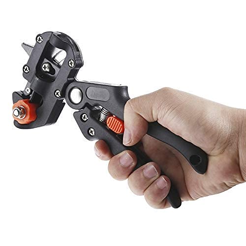 Professional Garden Shears - 2-in-1 Pruning Shear & Grafting Scissor for Trees, Plants & Gardening | Heavy Duty Gardening Tools for Trimming, Cutting & Plant Vaccination | Perfect for Home Gardeners & Professional Landscapers (Green)