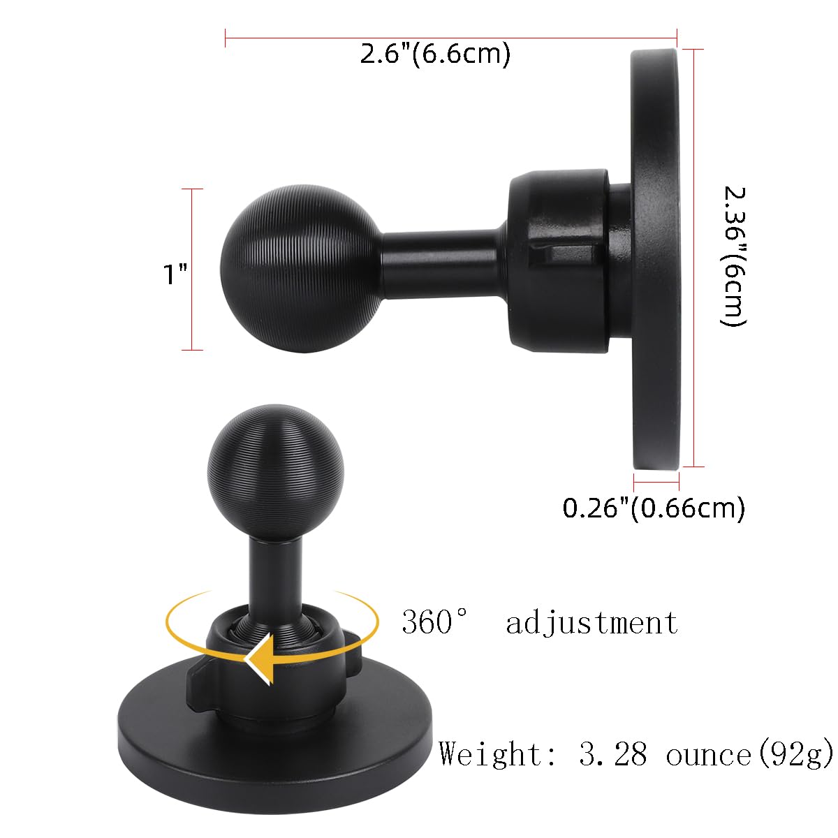 Super Strong Magnetic Phone Mount with 1