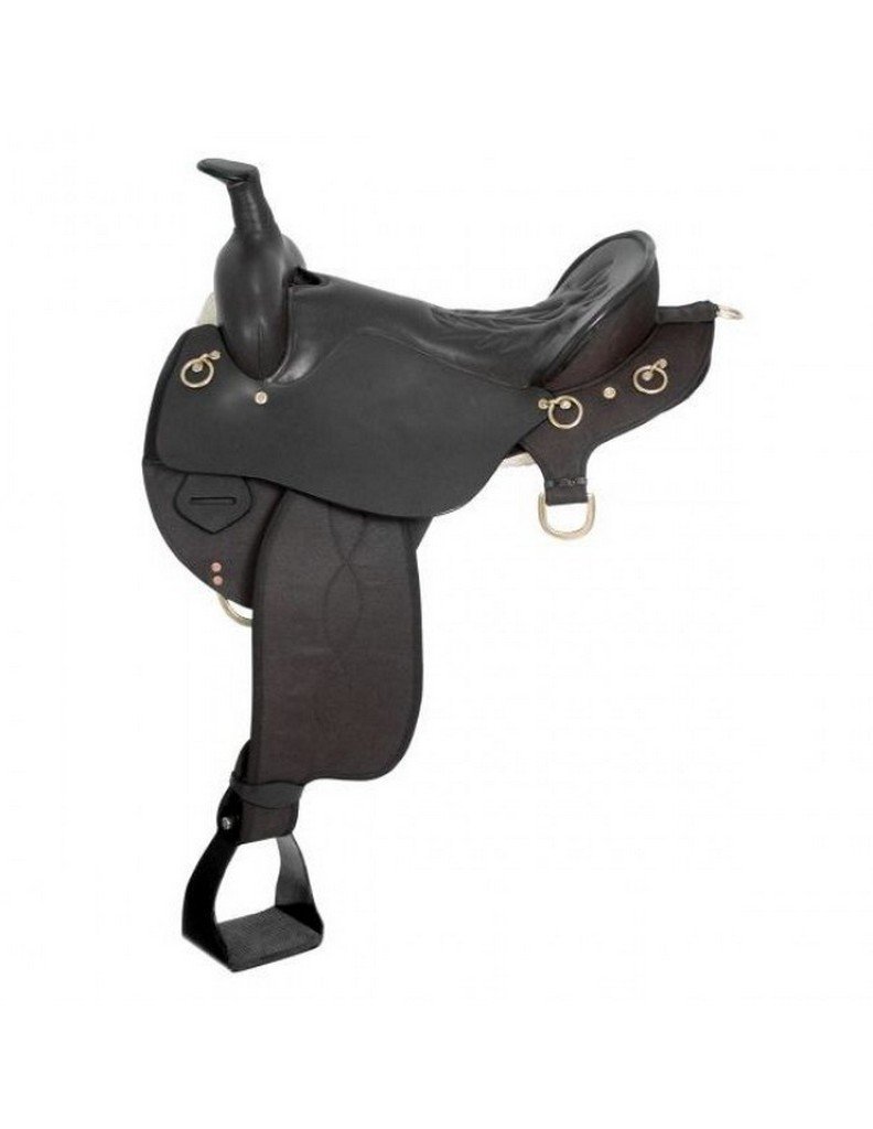 Trekker Neutron Endurance Saddle - Wide Tree for Equestrian Riding | Comfortable Horse Saddle for Long Distance Trail Riding & Dressage Training