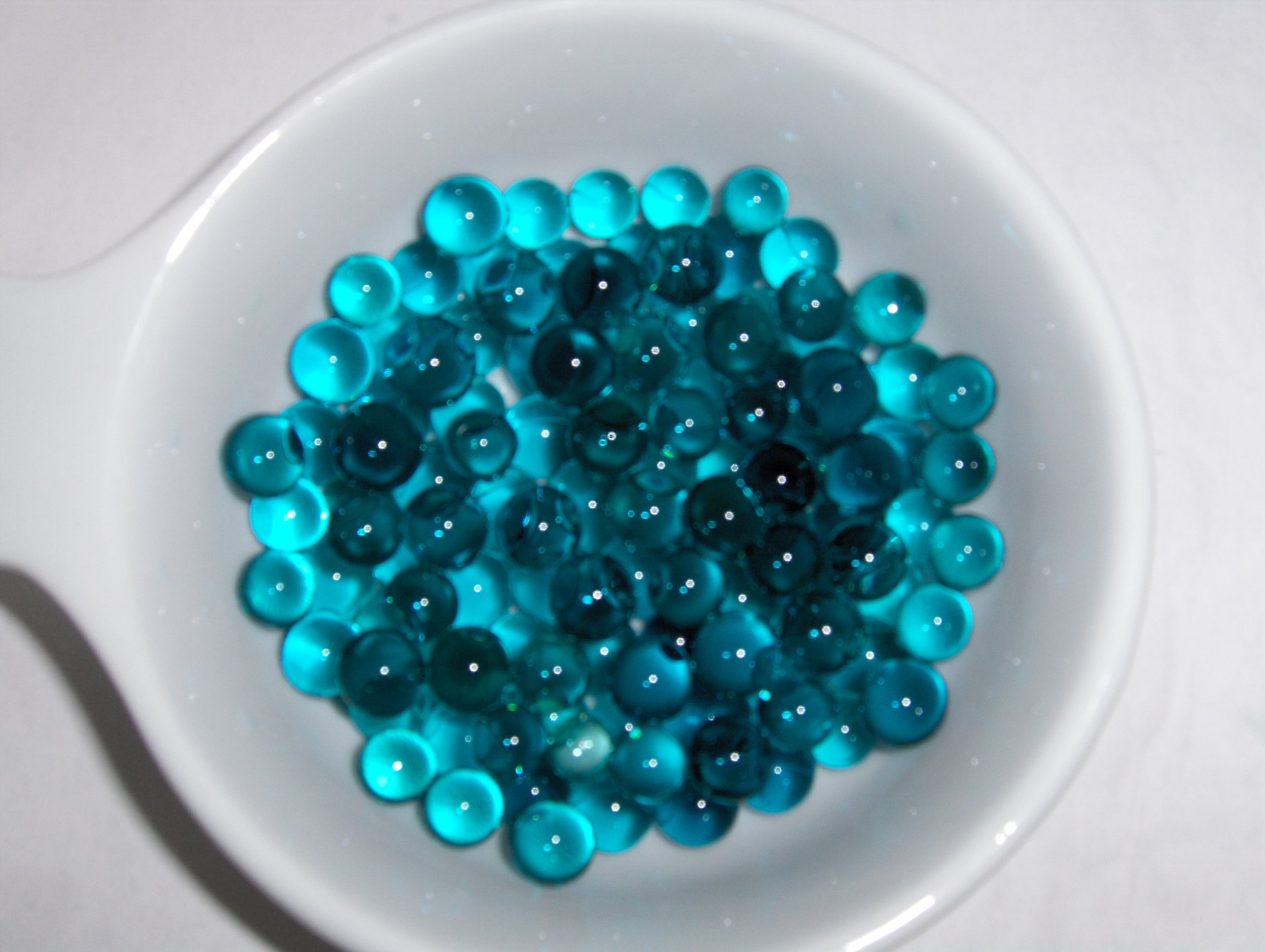 JellyBeadZ 4 oz Water Beads - Non Colorfast Dark Teal/Turquoise for Sensory Play, Floral Arrangements & Home Decor - Bulk Pack for Kids Activities, Vase Fillers and Party Decorations