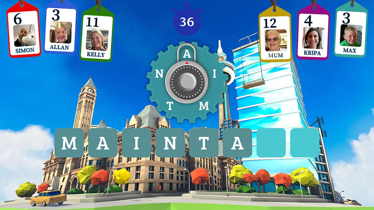 Wordhunters (Playlink) PS4 Game - Fun Multiplayer Word Puzzle for Family & Friends | Perfect for Parties & Game Nights